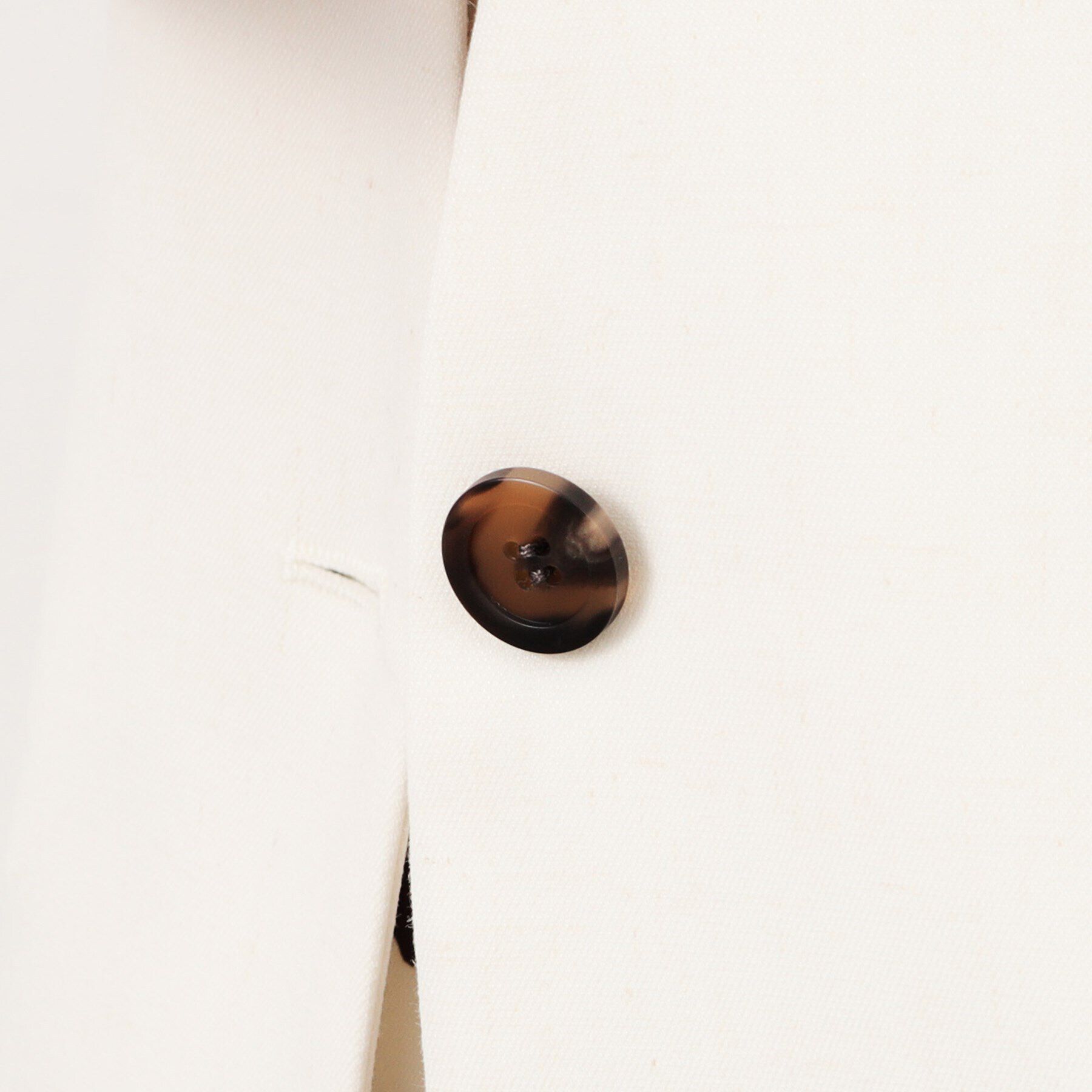 OPAQUE.CLIP「麻混ノーカラージレ【洗濯機洗い可】」|ベスト・ジレ|