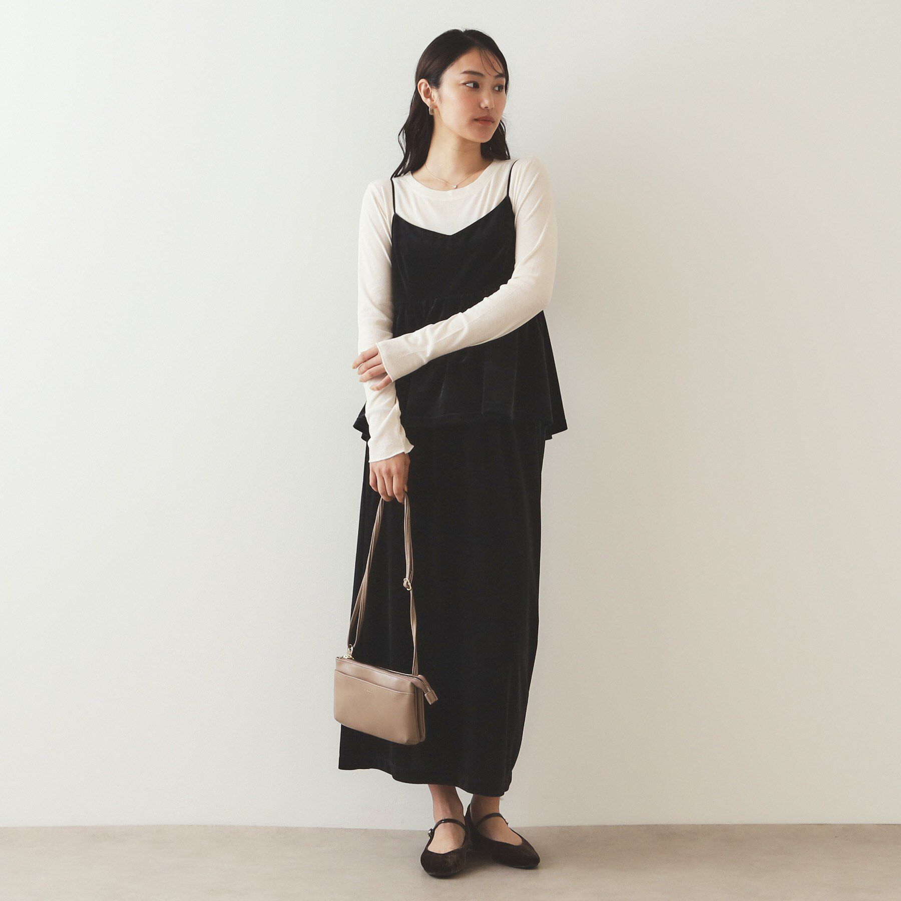 OPAQUE.CLIP「シアーコットン クルーネックカットソー【洗濯機洗い可】」|Tシャツ・カットソー|