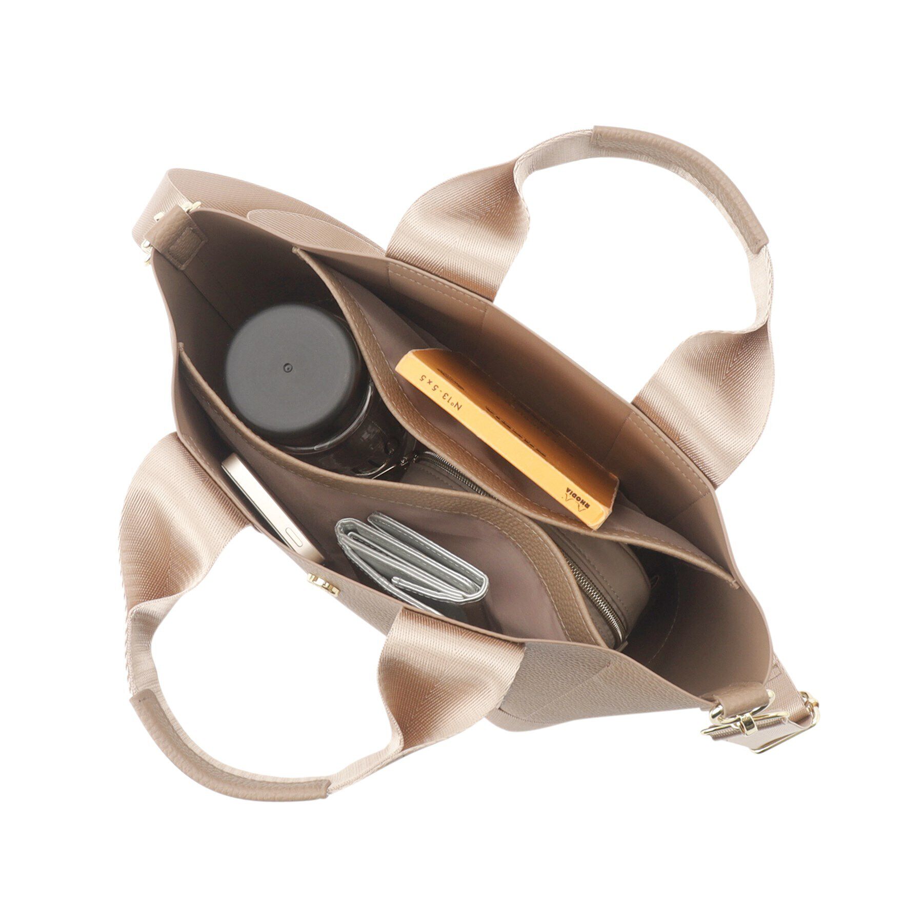 OPAQUE.CLIP「【2WAY】シュリンク合皮コンビミドルショルダーバッグ」|ショルダー・メッセンジャー|