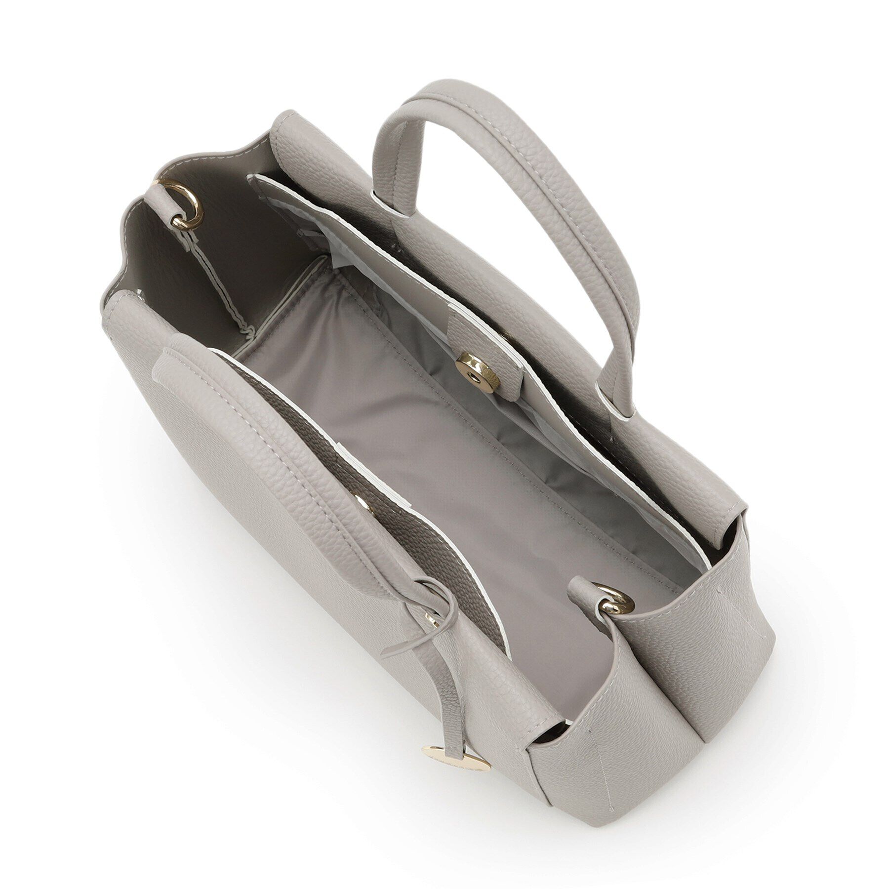 OPAQUE.CLIP「【人間工学/2WAY】シュリンクミドルトートバッグ」|トートバッグ|