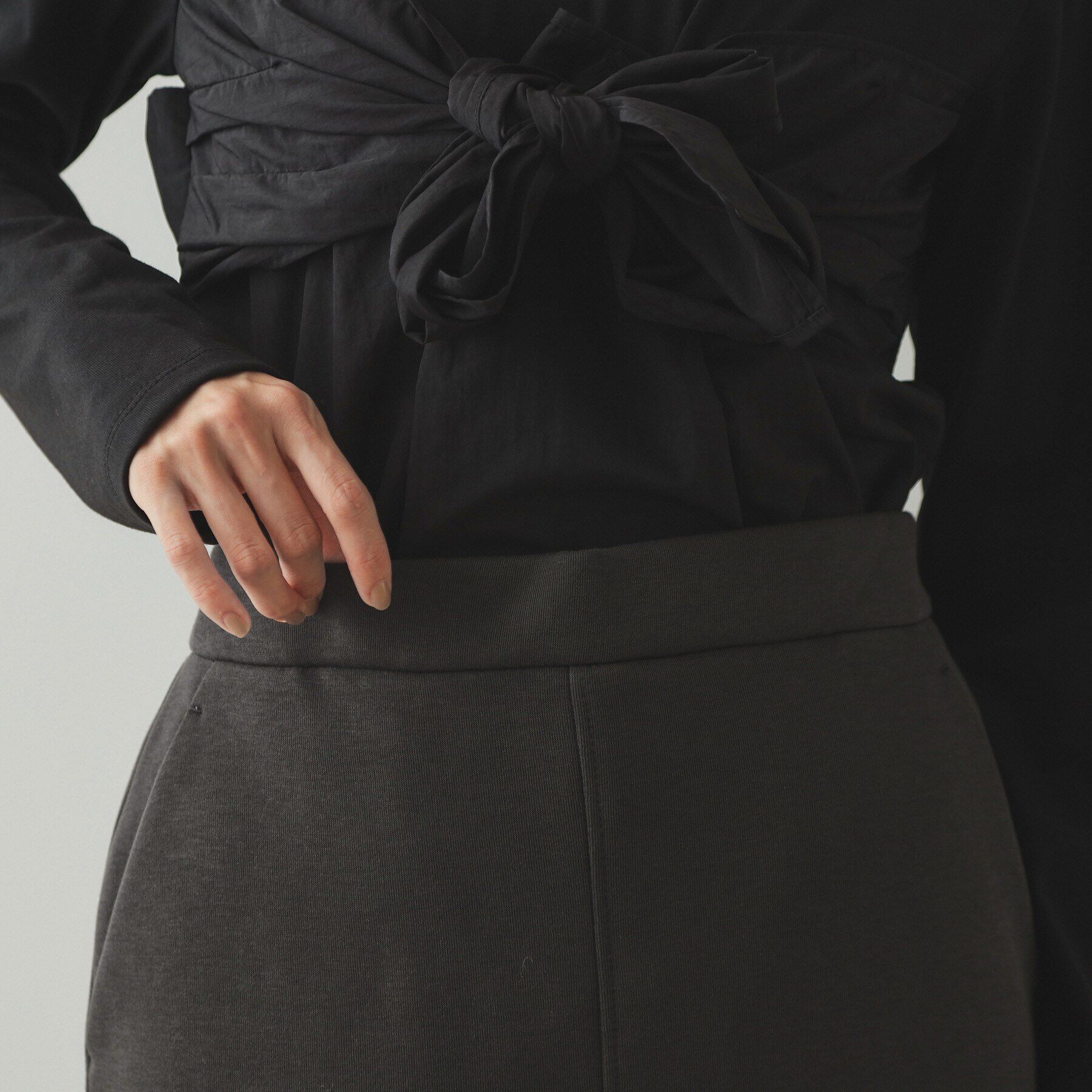 OPAQUE.CLIP「イージーナロースカート/セットアップ対応【洗濯機洗い可】」|スカート|