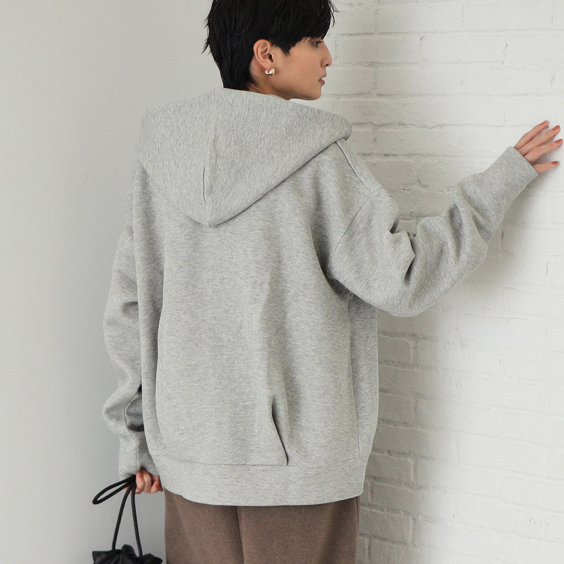 OPAQUE.CLIP「ダブルZIPパーカー【洗濯機洗い可】」|パーカー|