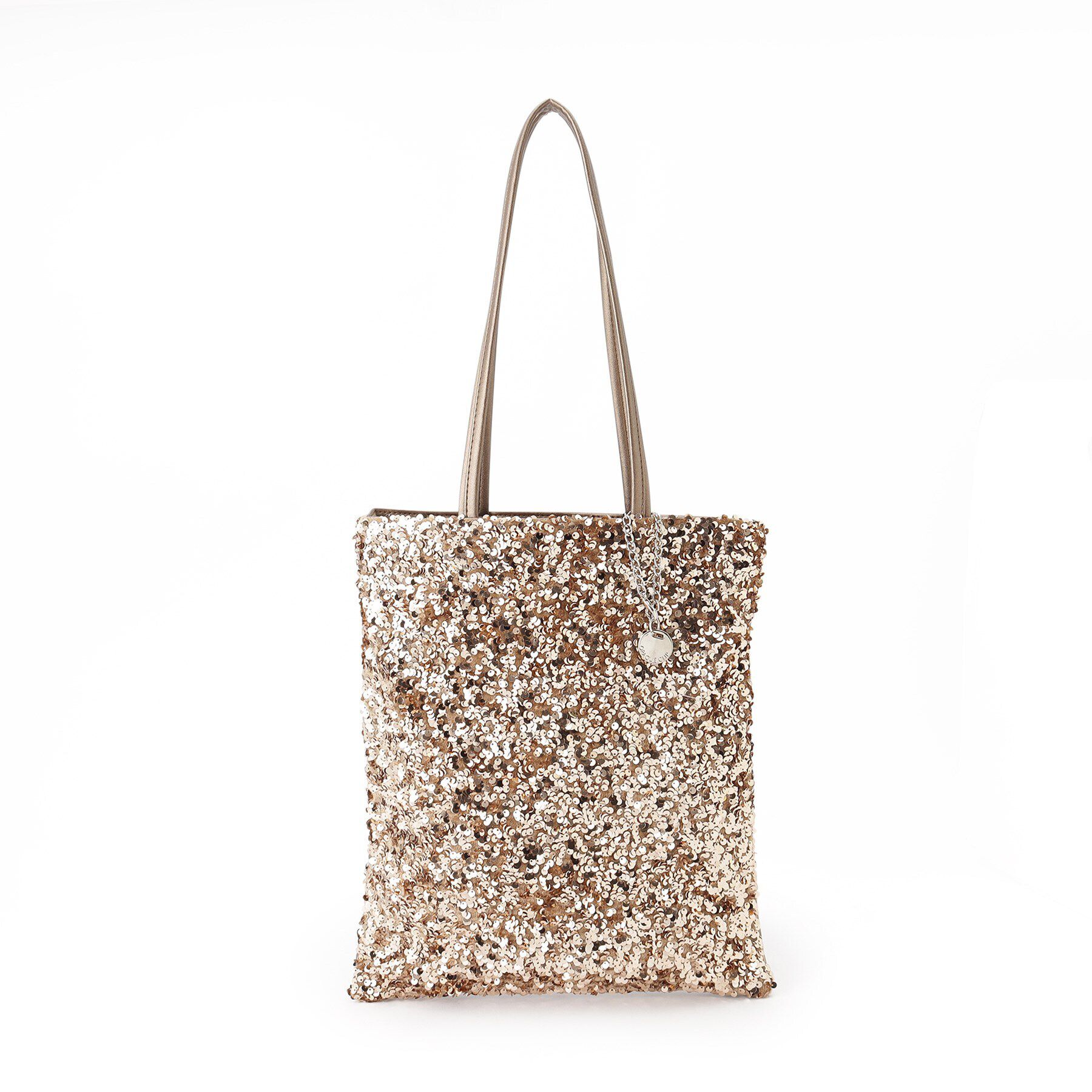 OPAQUE.CLIP「【A4サイズ対応】スパンコールコンビトートバッグ」|トートバッグ|