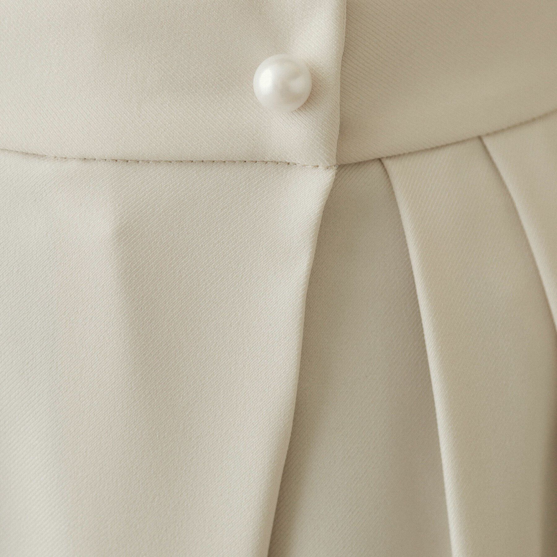 OPAQUE.CLIP「《美人百花掲載》パール調ラップ風ワイドストレートパンツ【洗濯機洗い可】」|その他|