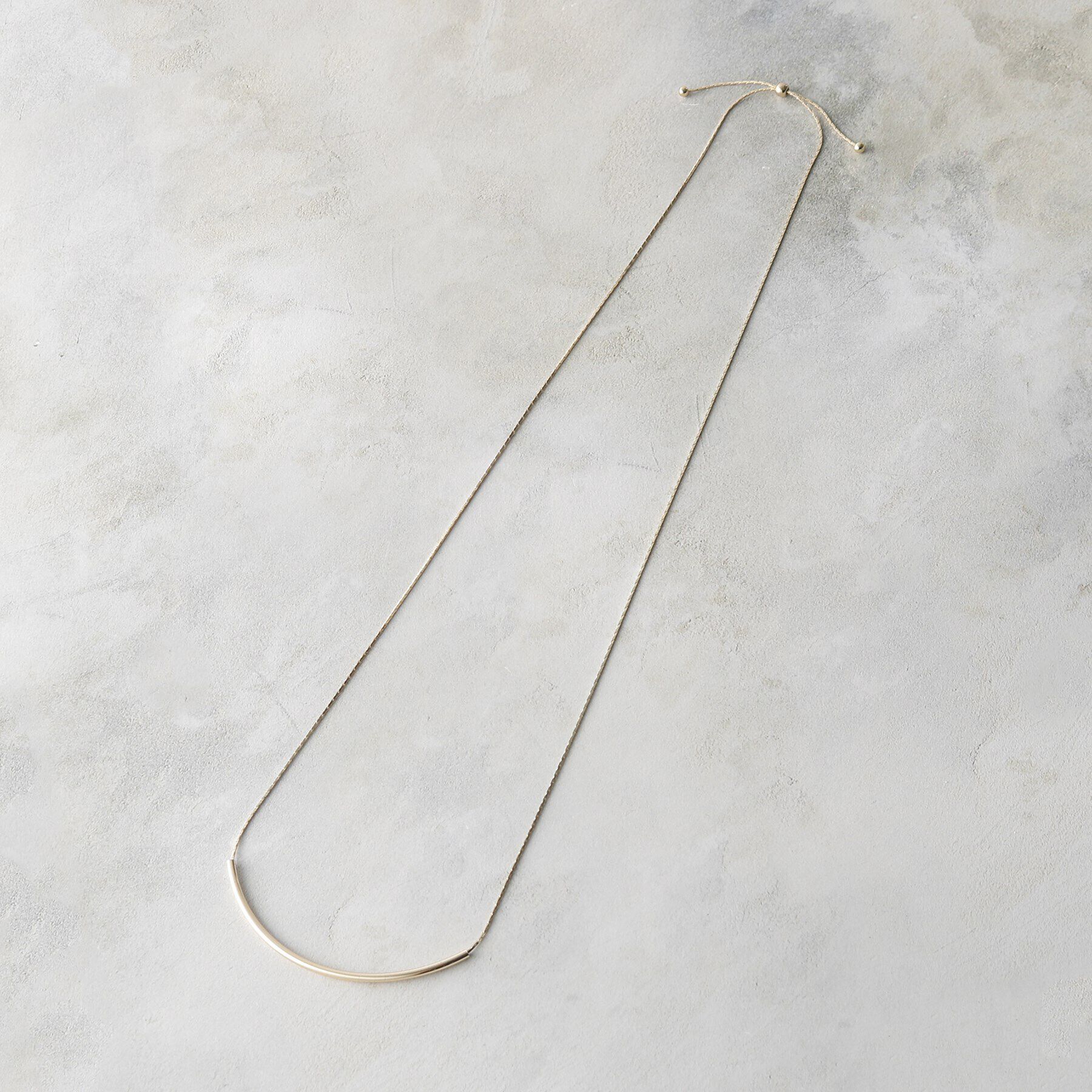 OPAQUE.CLIP「ムーンメタルバーネックレス」|ネックレス|