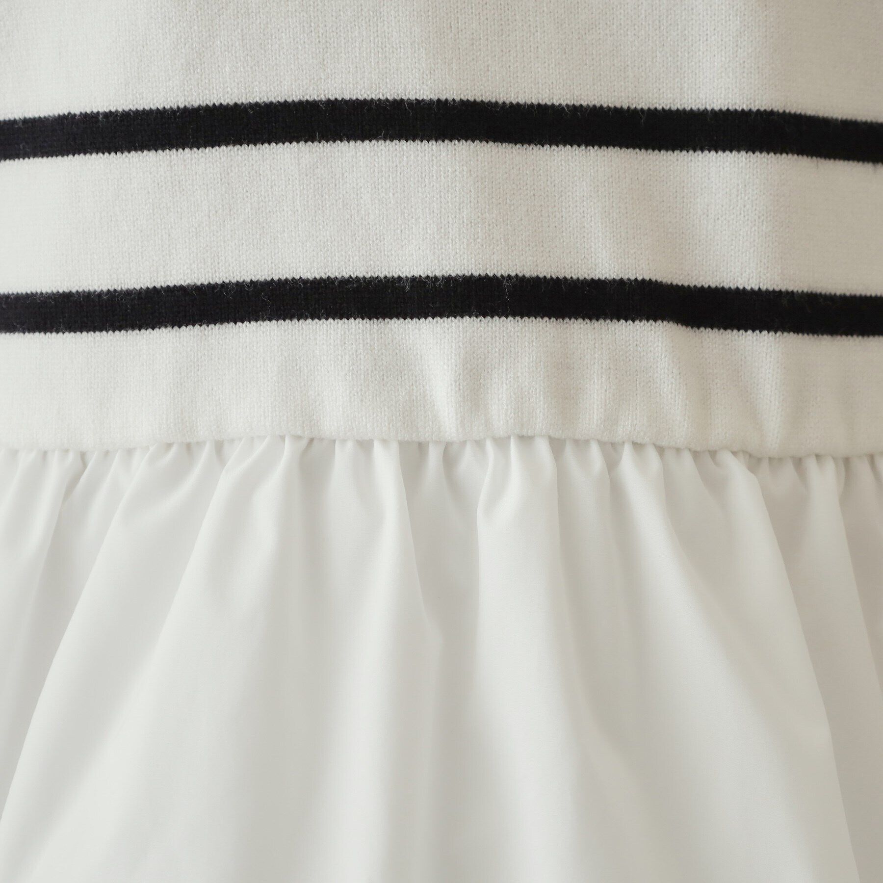 OPAQUE.CLIP「バルーンドッキングペプラムニット【洗濯機洗い可】」|Tシャツ・カットソー|