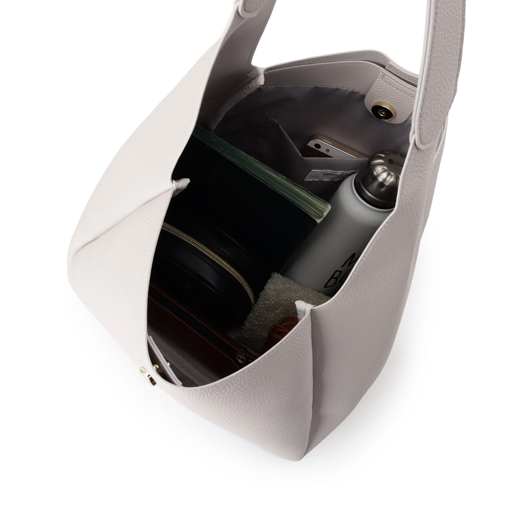 OPAQUE.CLIP「【軽量/A4サイズ対応】シュリンク合皮ワンハンドルトートバッグ」|トートバッグ|