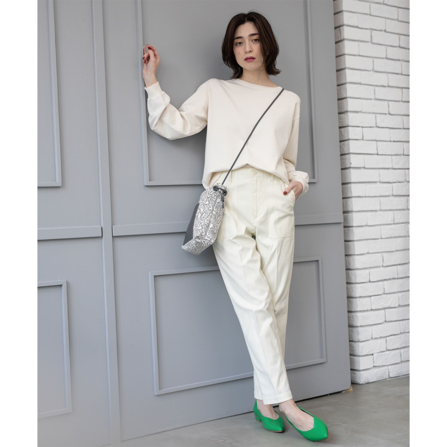 OPAQUE.CLIP「《S-LLサイズ》ストレッチベイカーパンツ【洗濯機洗い可】」|その他|