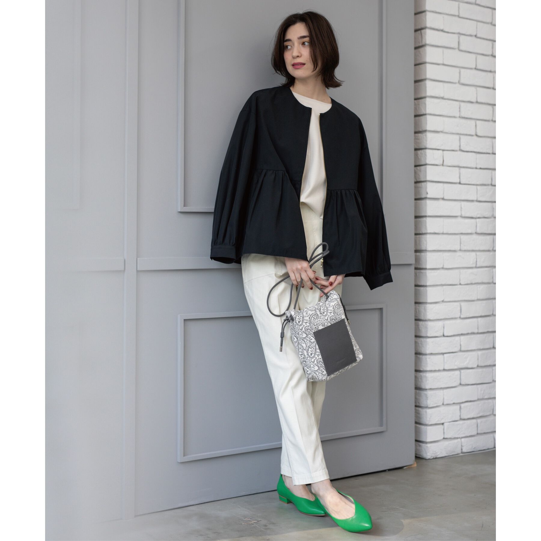 OPAQUE.CLIP「《S-LLサイズ》ストレッチベイカーパンツ【洗濯機洗い可】」|その他|