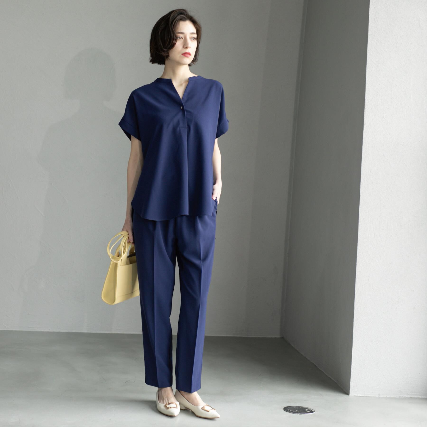 OPAQUE.CLIP「《6色展開/丈が選べる》美脚イージーテーパードパンツ/セットアップ対応【ストレッチ/洗濯機洗い可/防」|その他|