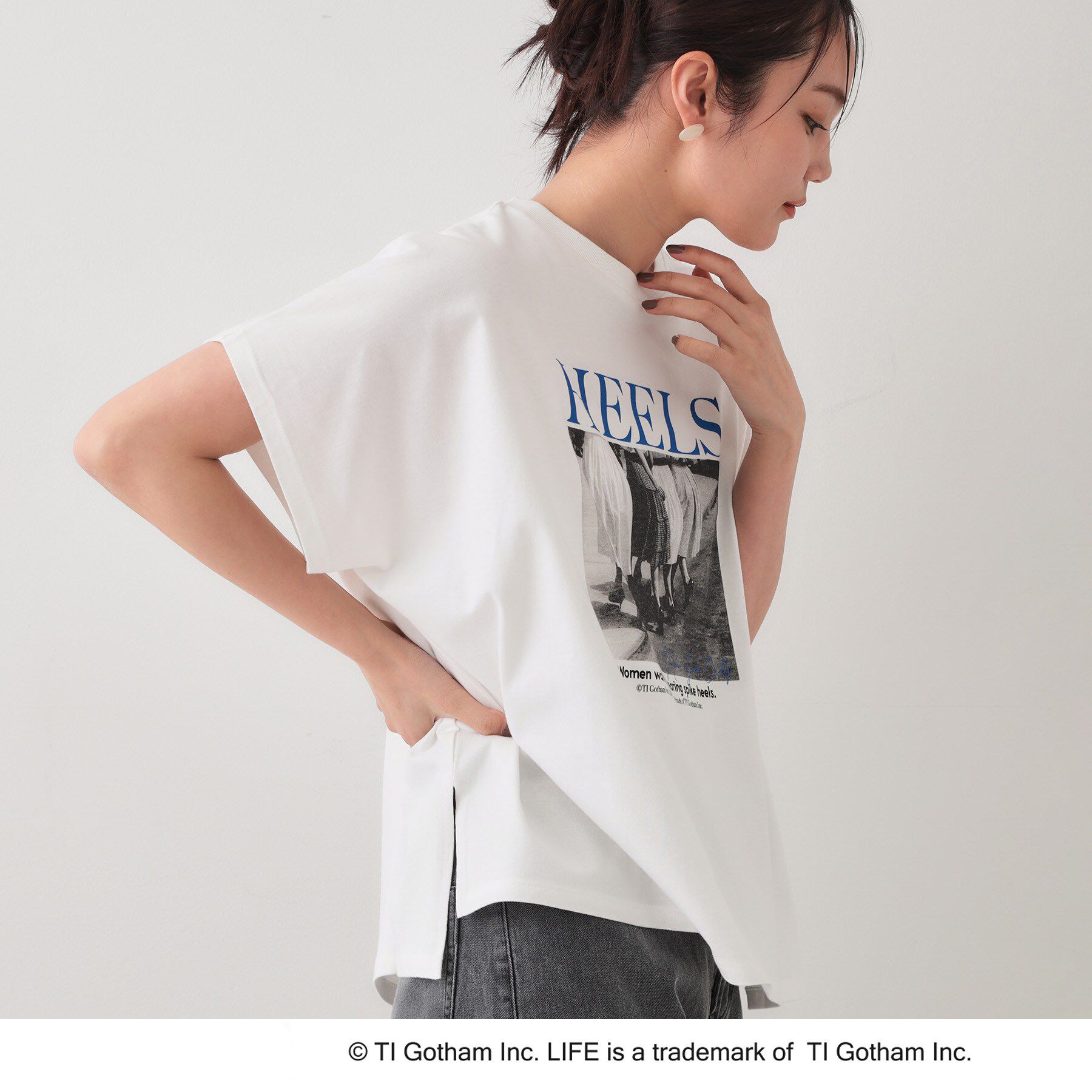 OPAQUE.CLIP「【LIFE（ライフ）】フォトTシャツ」|Tシャツ・カットソー|