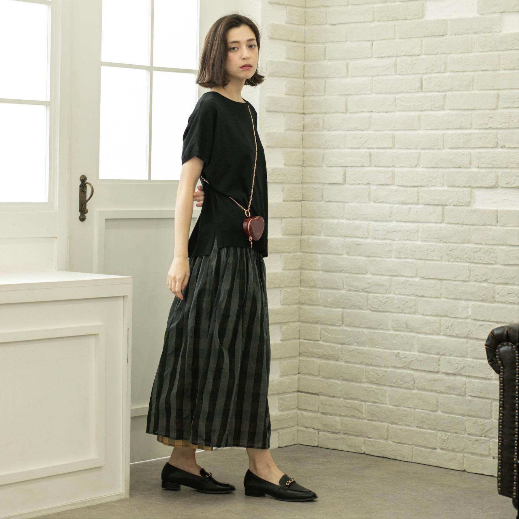 OPAQUE.CLIP「《6色展開/S-LLサイズ》ドルマンスリーブニット【UV/接触冷感/洗濯機洗い可/抗ピル】」|ニット・セーター|