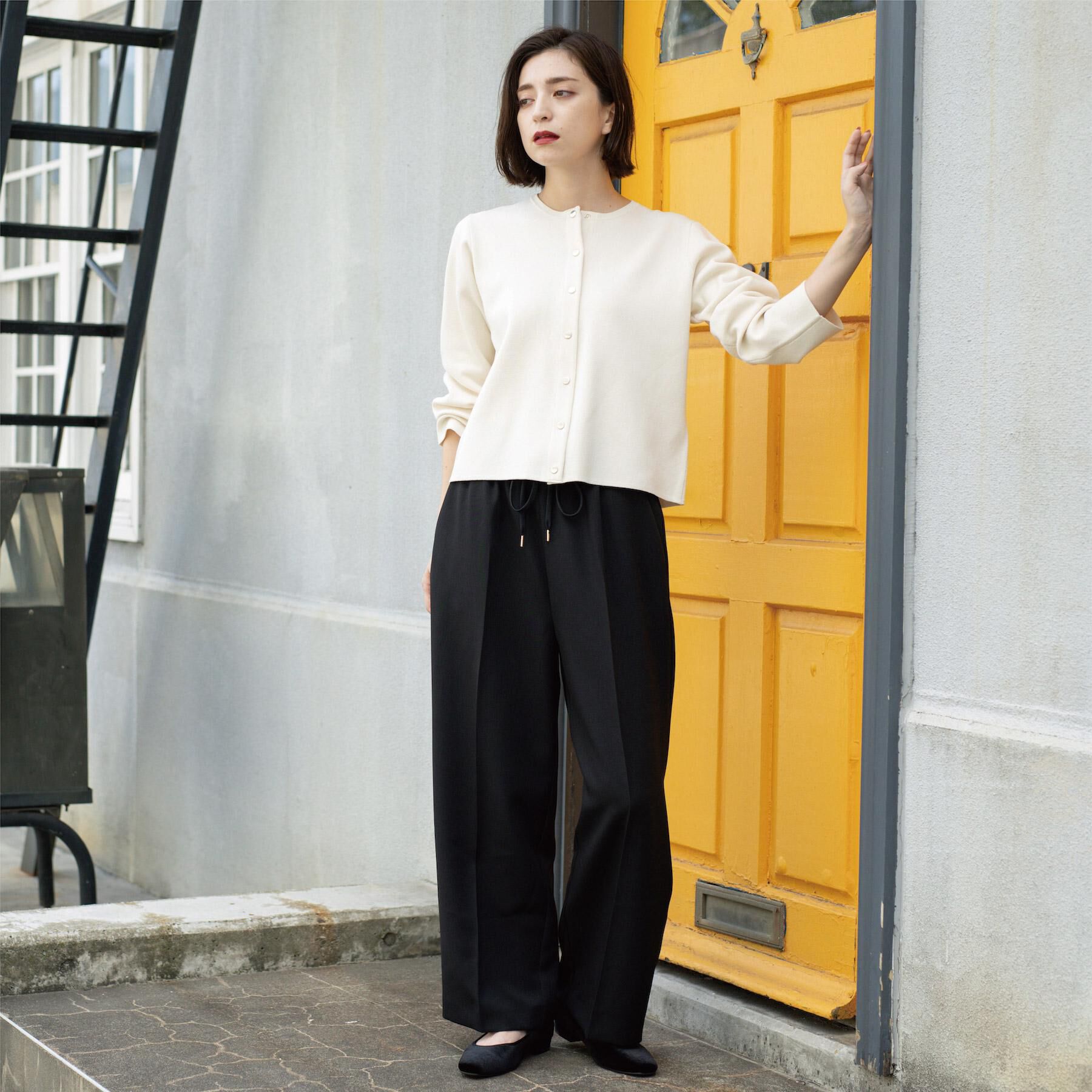 OPAQUE.CLIP「スナップボタンニットカーディガン【UVケア/洗濯機OK】《6col/S～LL》」|カーディガン|