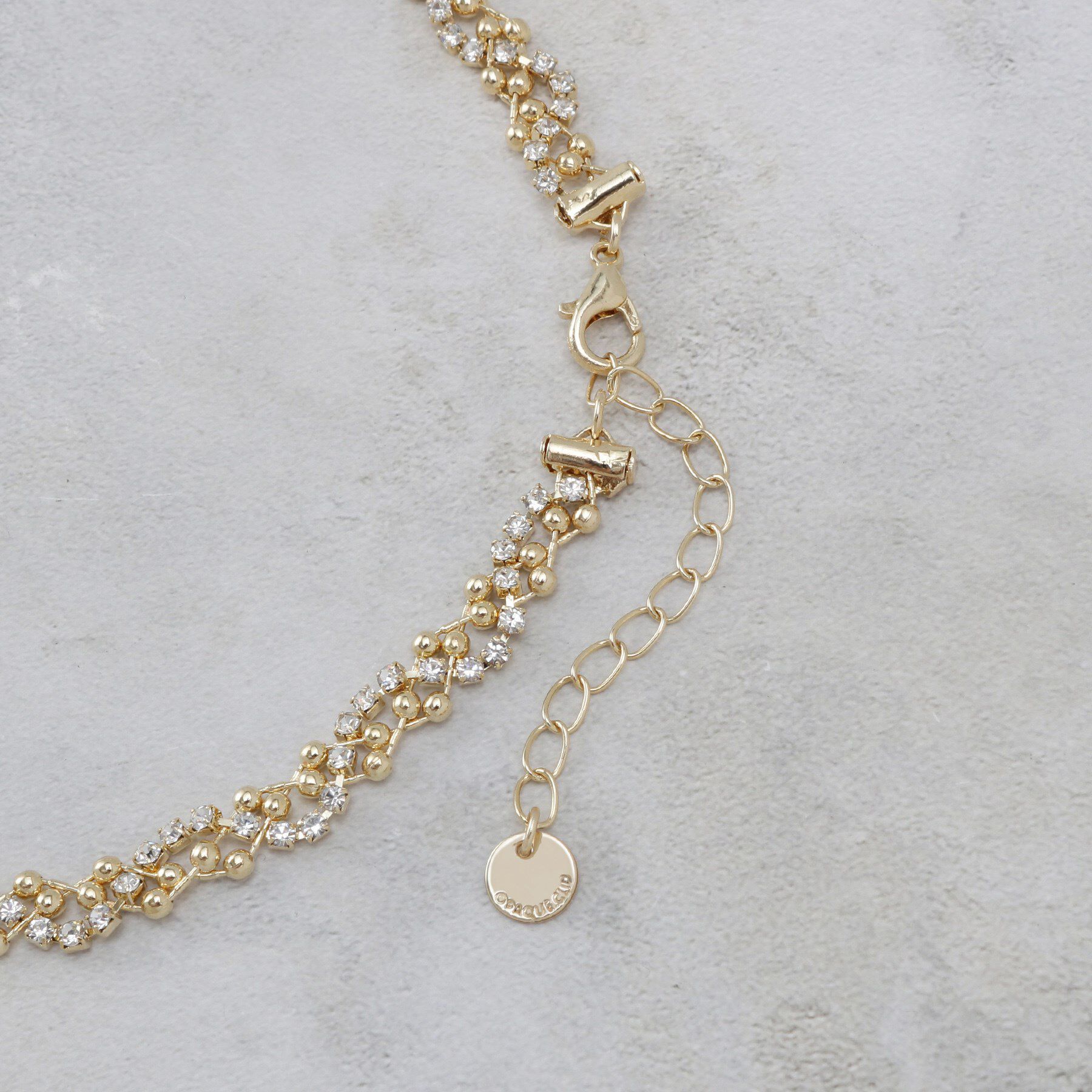 OPAQUE.CLIP「ビジュー＆フェイクパール　アソートネックレス」|ネックレス|