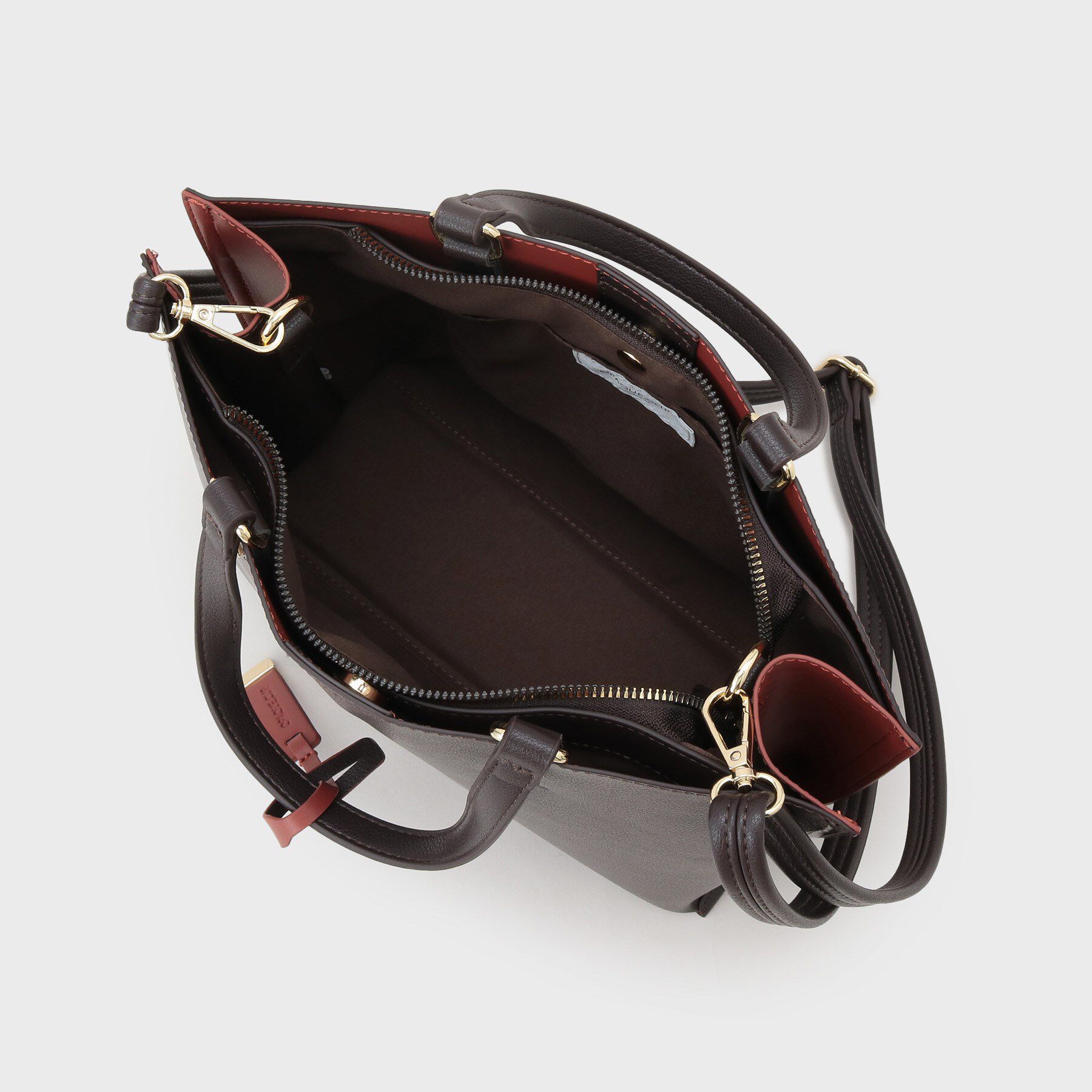 OPAQUE.CLIP「【2WAY/名品】バイカラー3層ミドルトートバッグ」|トートバッグ|