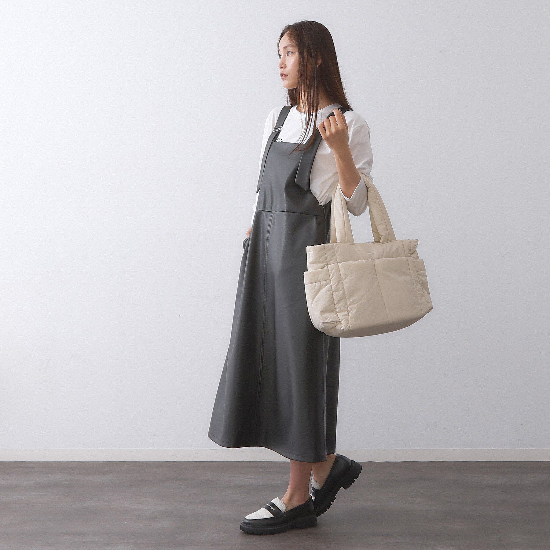 OPAQUE.CLIP「【2WAY/軽量】パフィートラベルビッグトートバッグ」|トートバッグ|