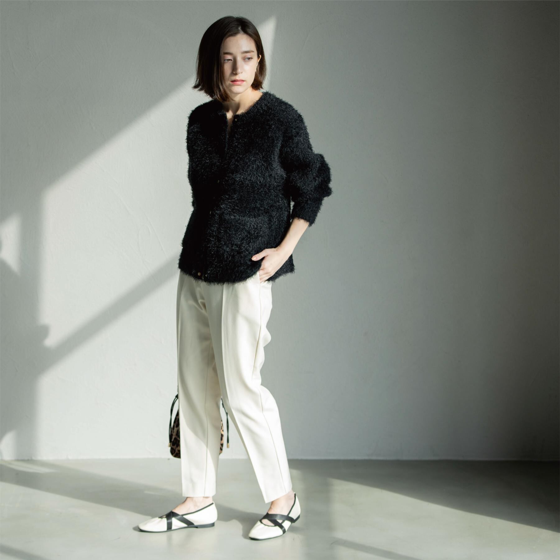 OPAQUE.CLIP「ウォームタッチ テーパードパンツ【洗濯機洗OK/ストレッチ】≪SS～LL≫」|その他|