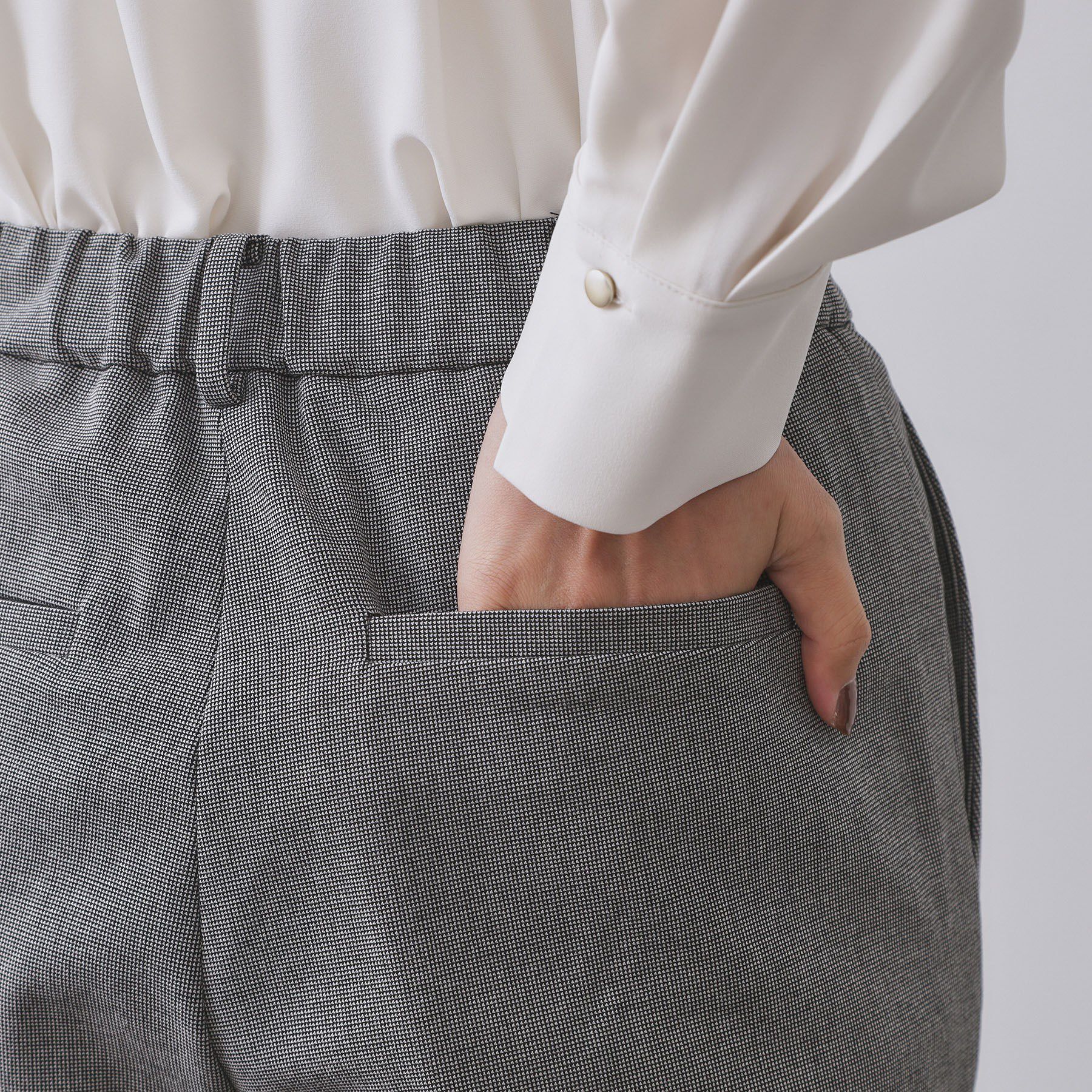 OPAQUE.CLIP「ウォームタッチ テーパードパンツ【洗濯機洗OK/ストレッチ】≪SS～LL≫」|その他|