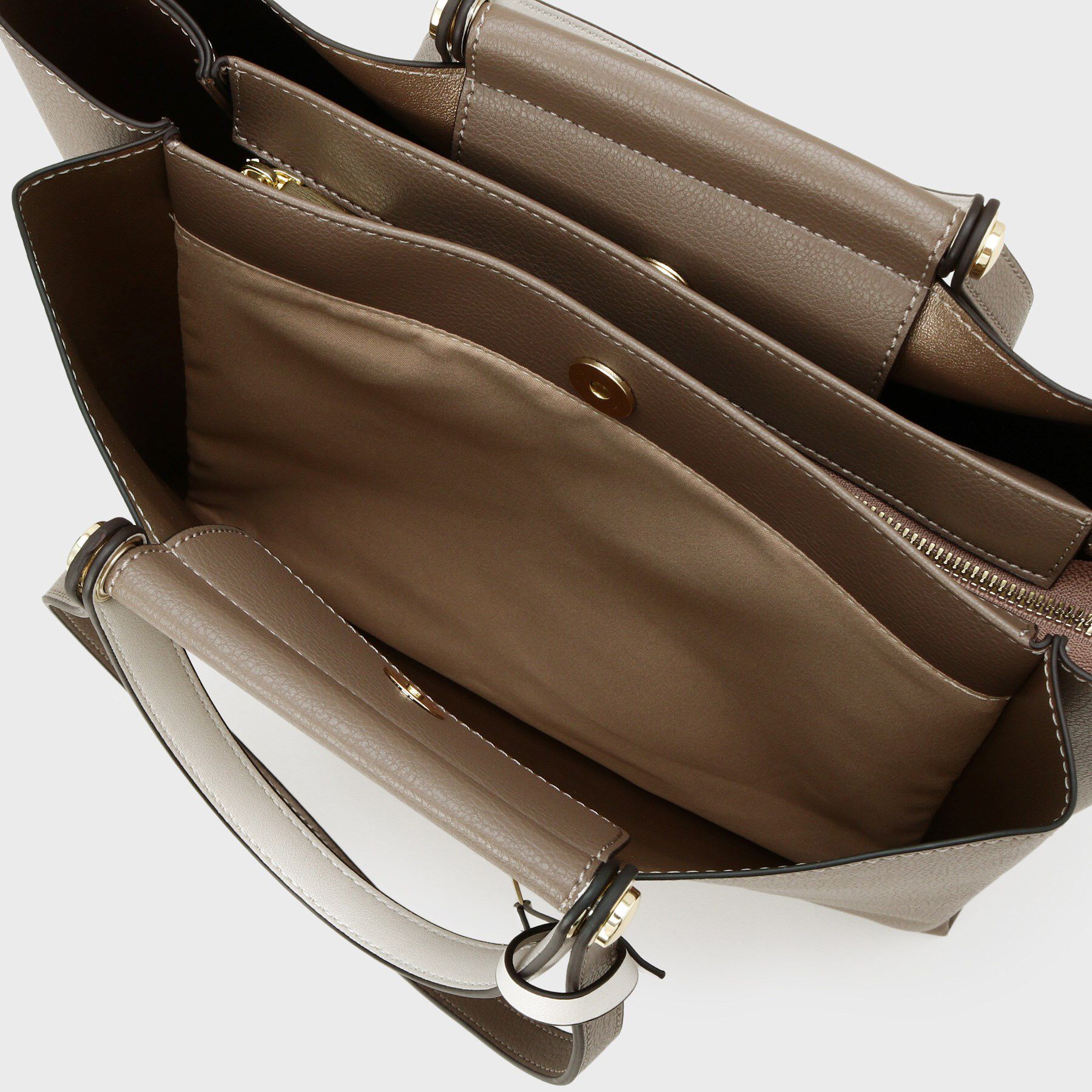 OPAQUE.CLIP「【軽量／2WAY／A4サイズ対応】3層仕様大容量合皮トートバッグ」|トートバッグ|