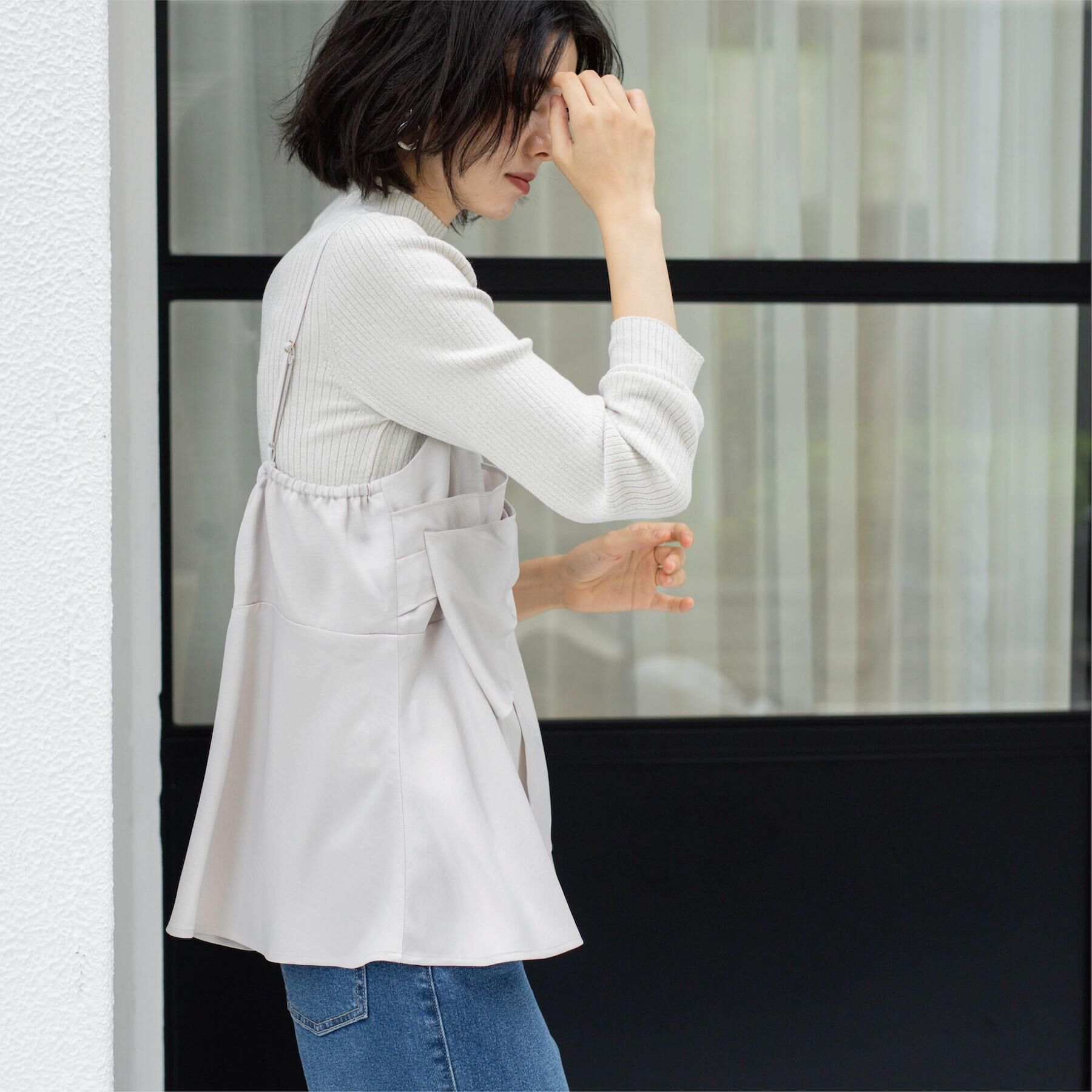 OPAQUE.CLIP「ハイネックリブニット【洗濯機OK】《6col》」|ニット・セーター|