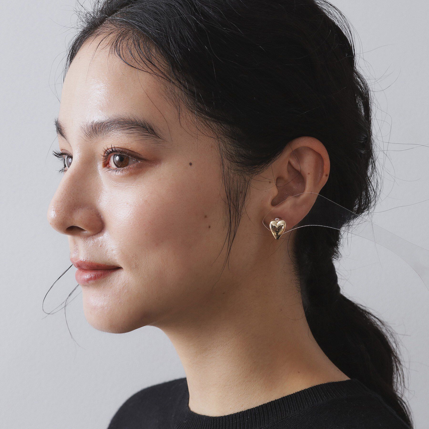 OPAQUE.CLIP「ハート＆フープイヤリングセット」|イヤリング|