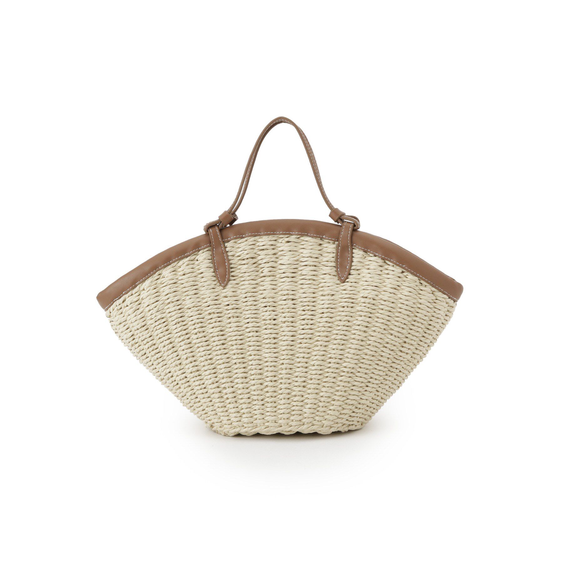 Couture broach「合皮トリミングペーパートート」|トートバッグ|