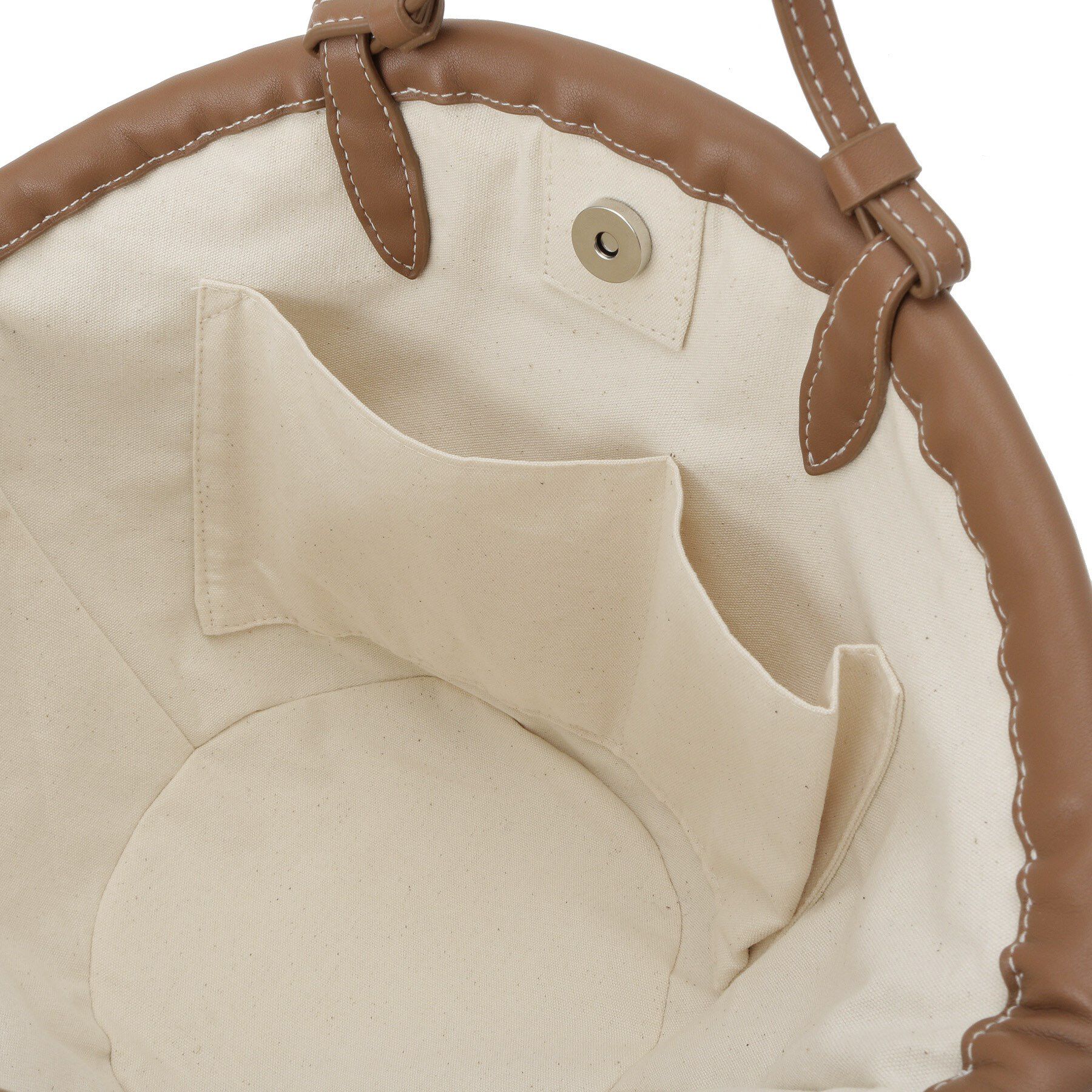 Couture broach「合皮トリミングペーパートート」|トートバッグ|