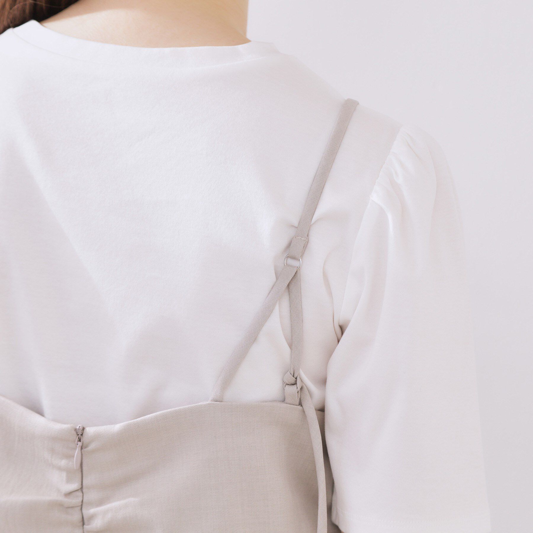 Couture broach「シャーリングデザインキャミワンピース」|ワンピース|