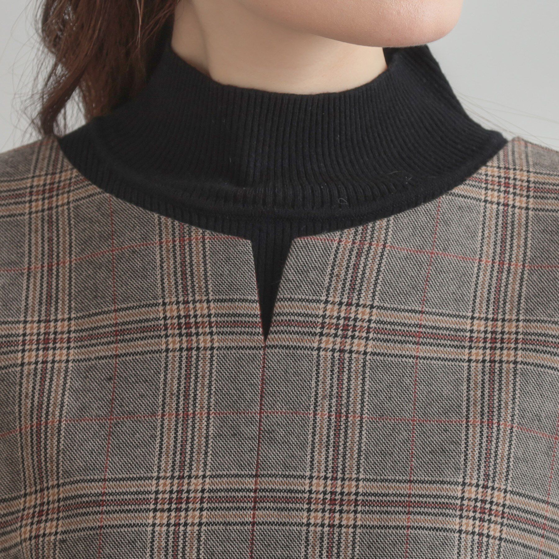 Couture broach「【美シルエット・大人可愛い・通勤】TRチェックジャンスカ」|ワンピース|