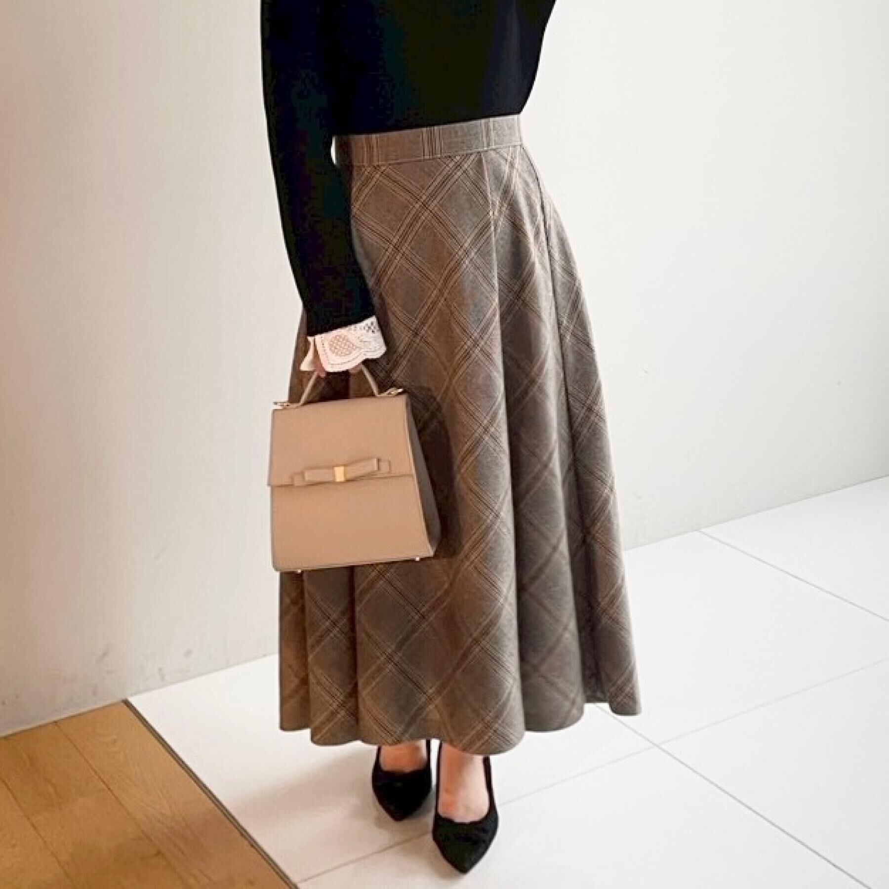 Couture broach「【通勤・大人可愛い】TRチェックスカート」|スカート|