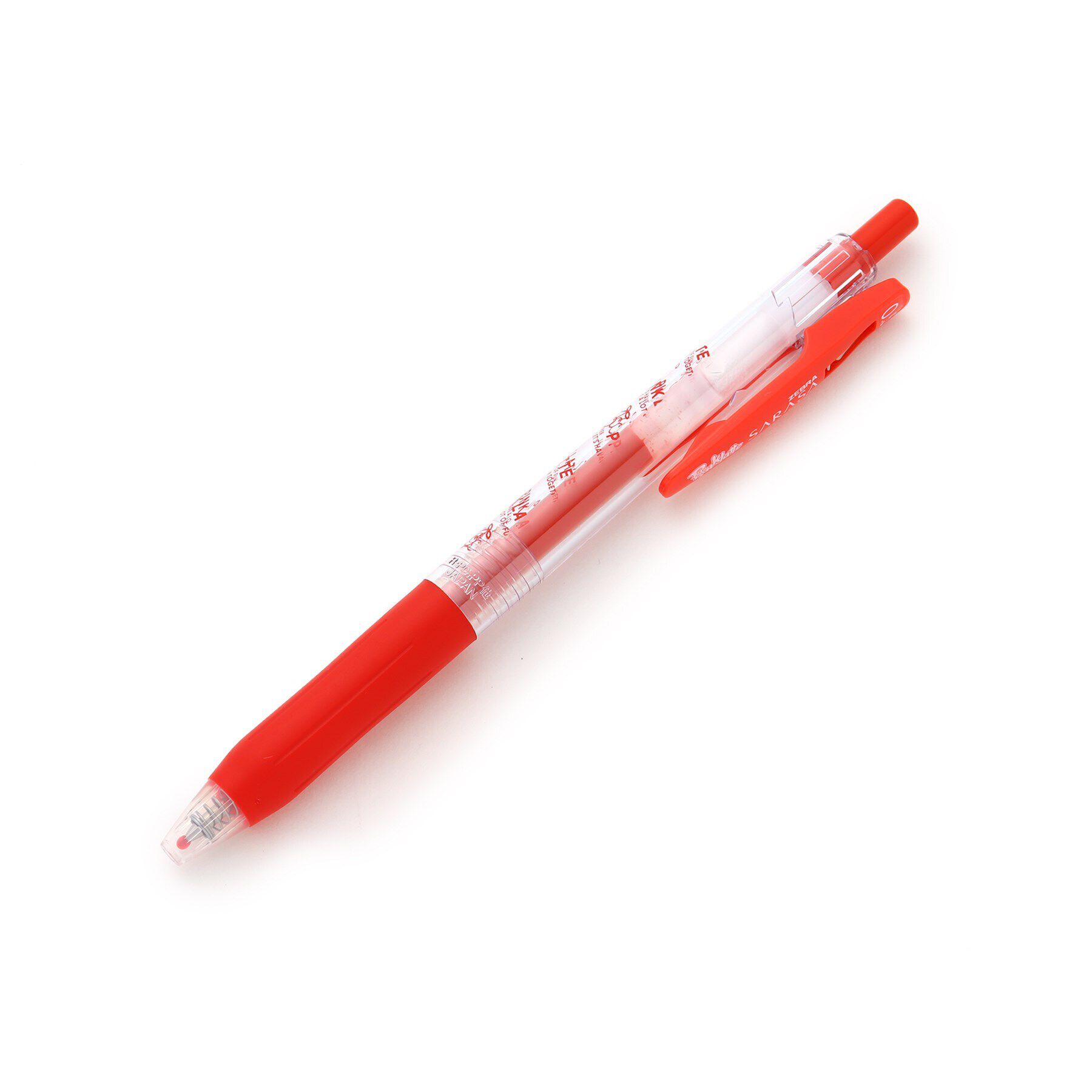 PINK-latte「ゼブラ チェリーロゴ サラサ CLIP」|ステーショナリー|ワインレッド(063