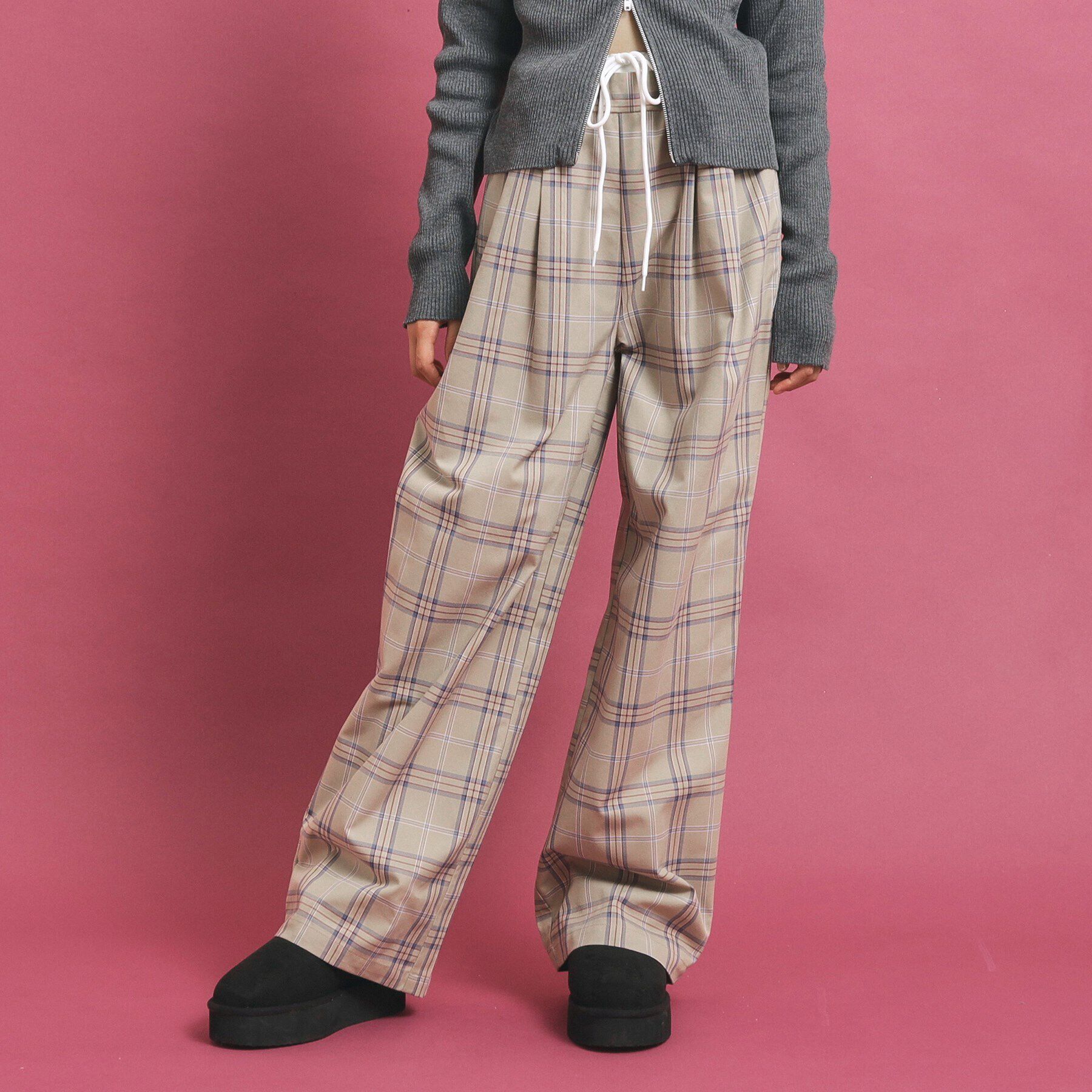 PINK-latte「ウエストレイヤード風パンツ」|その他|