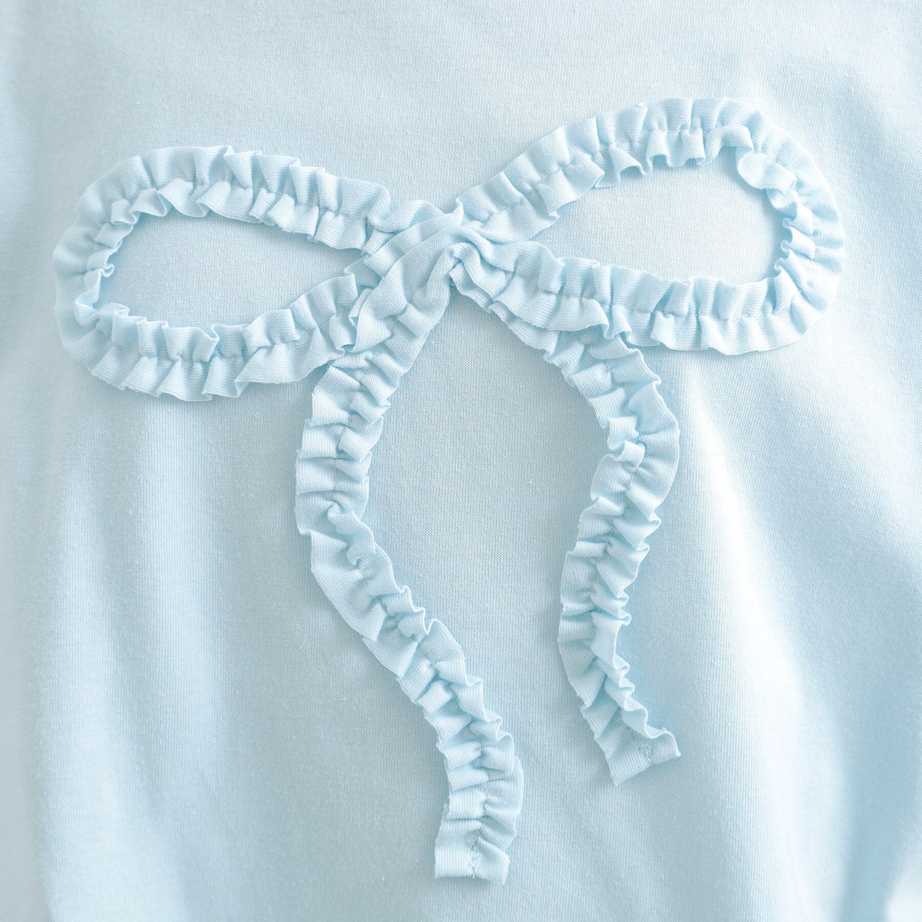 PINK-latte「フリルリボンTシャツ」|Tシャツ・カットソー|