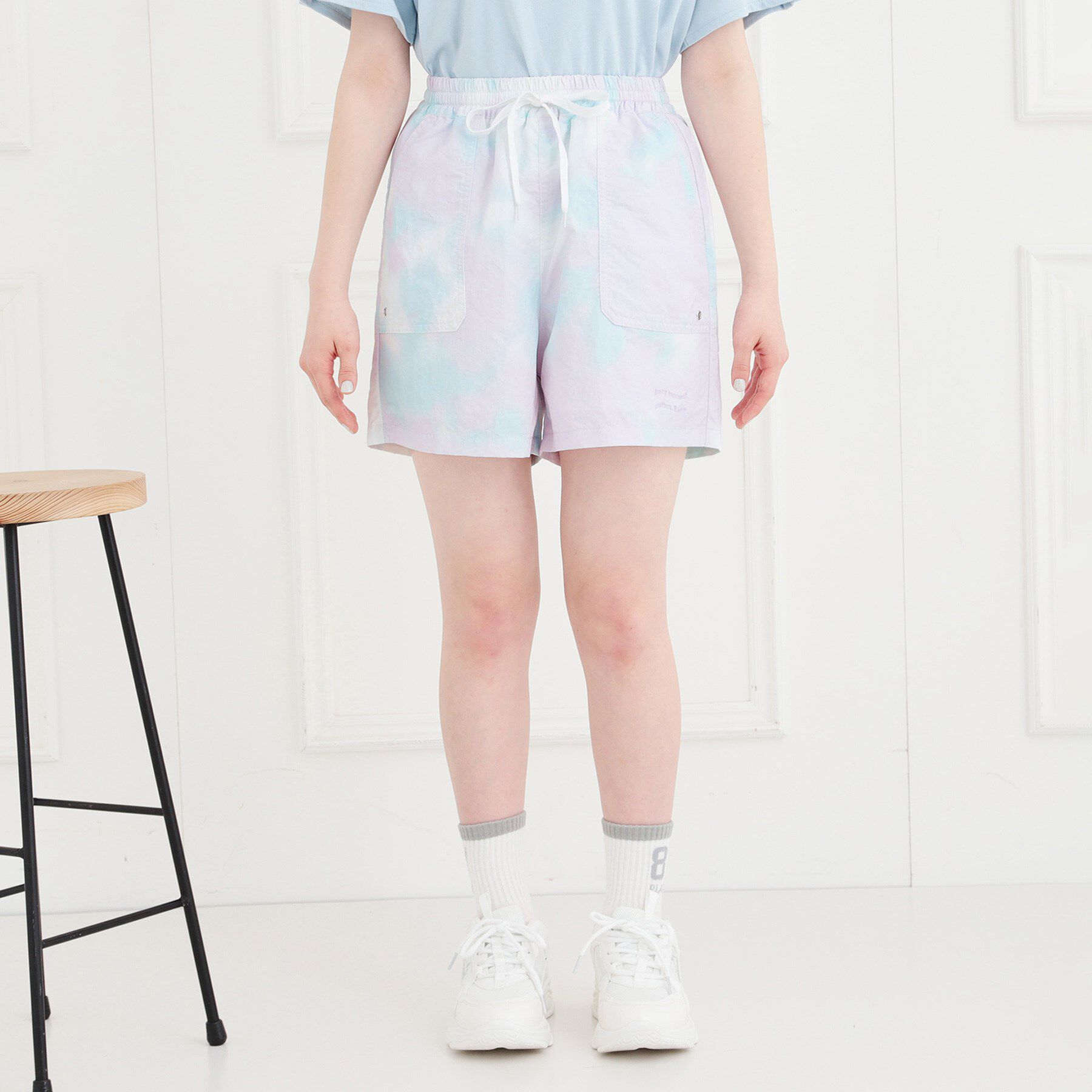 PINK-latte「【軽・らく】イージーショートパンツ」|キュロット|