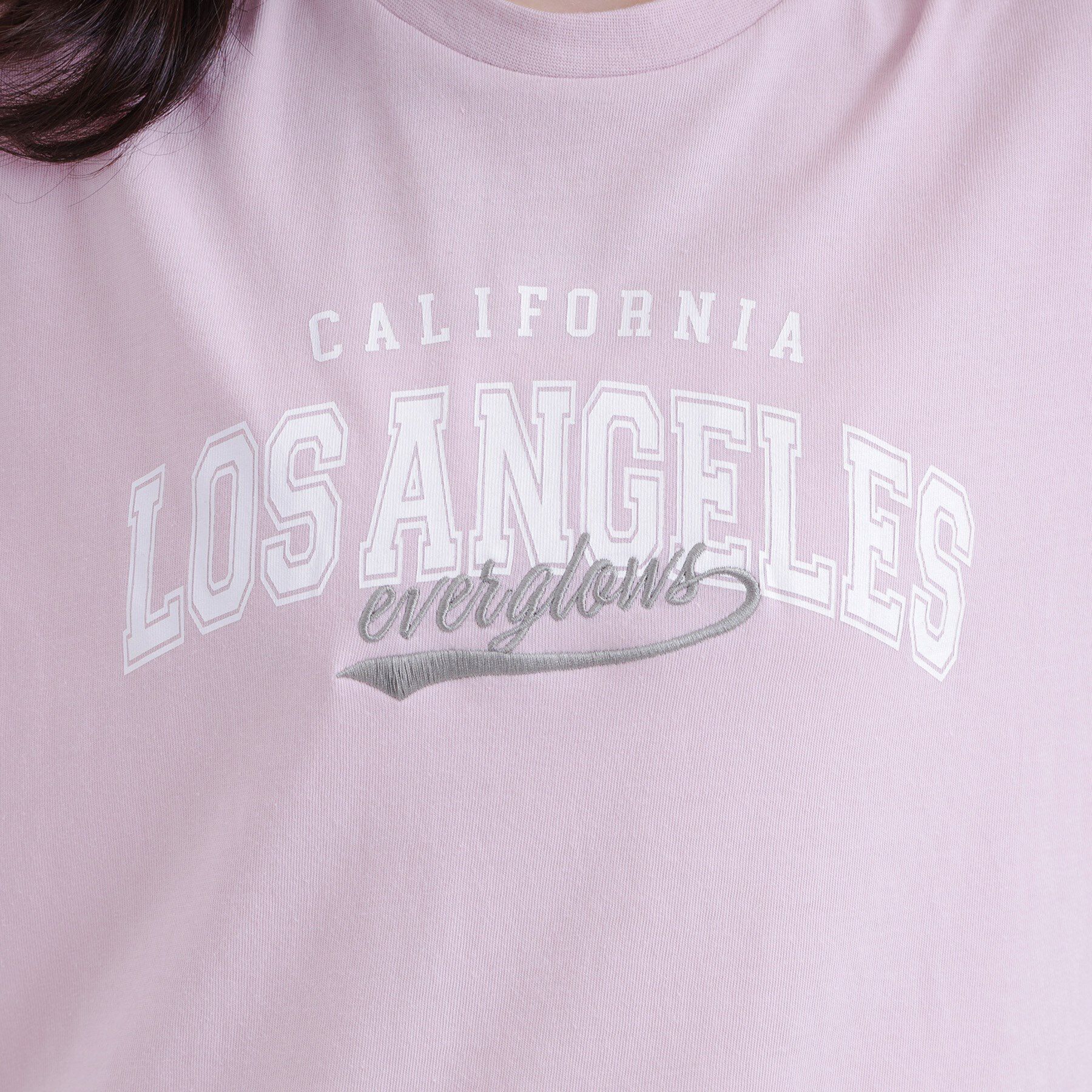 PINK-latte「カレッジロゴTシャツ」|Tシャツ・カットソー|