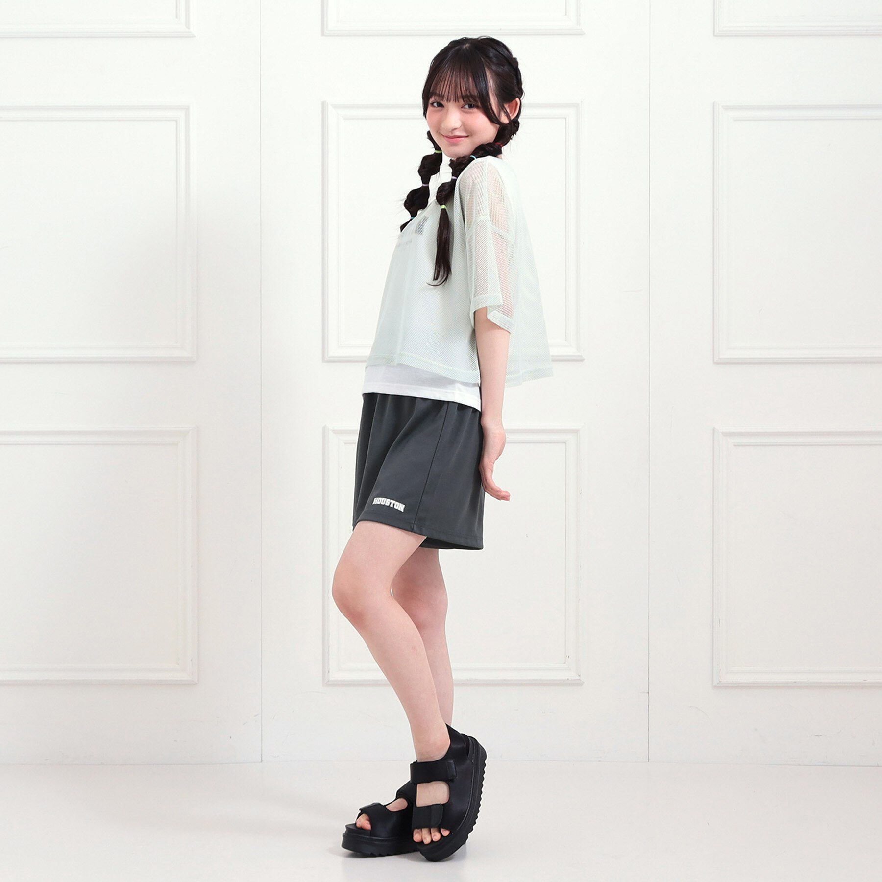 PINK-latte「【セットアップアイテム】メッシュコーデ3点セット」|その他|