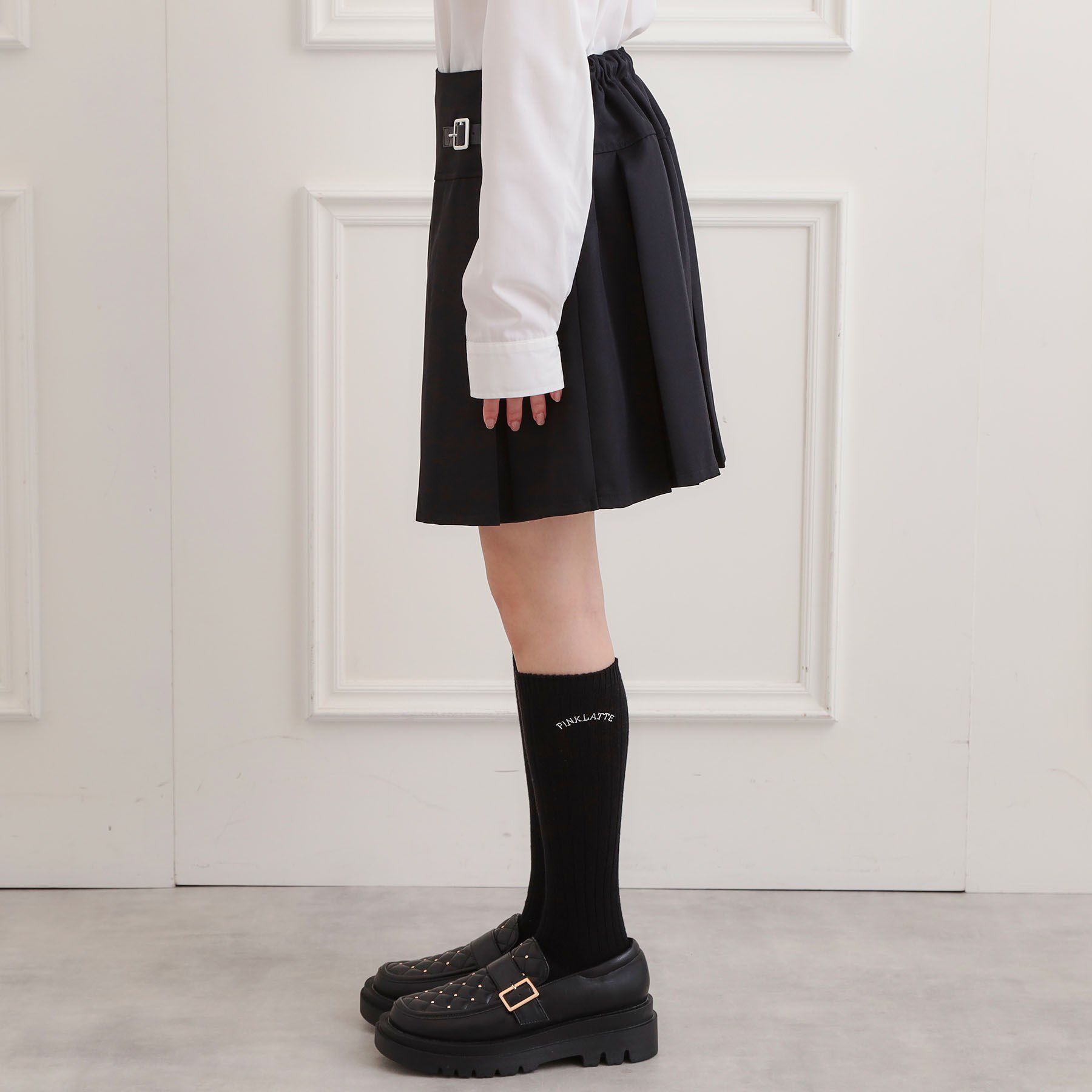 PINK-latte「【2026年入卒・セレモニー・卒服】ボックスキュロットパンツ」|キュロット|