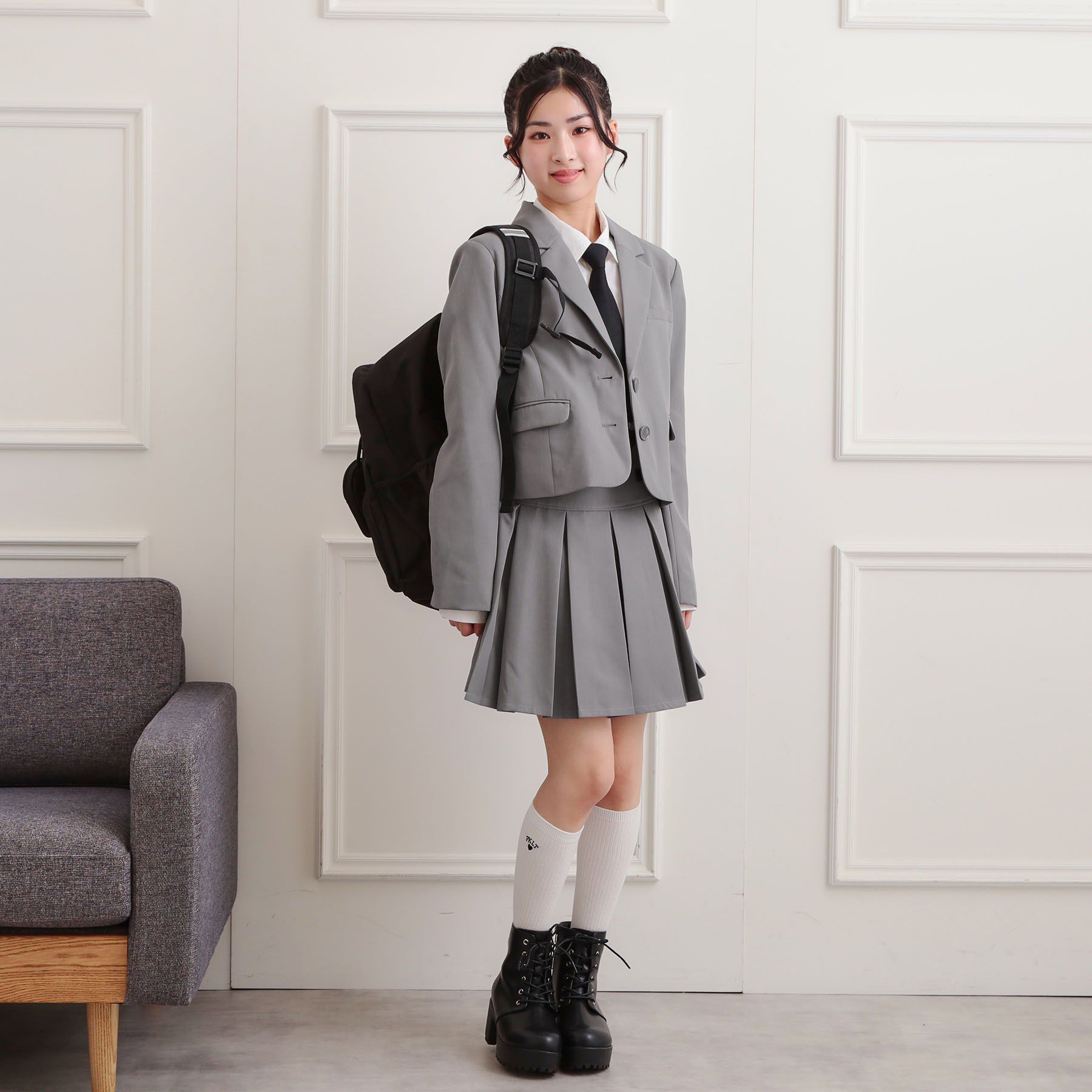 PINK-latte「【2026年入卒・セレモニー・卒服】ボックスキュロットパンツ」|キュロット|