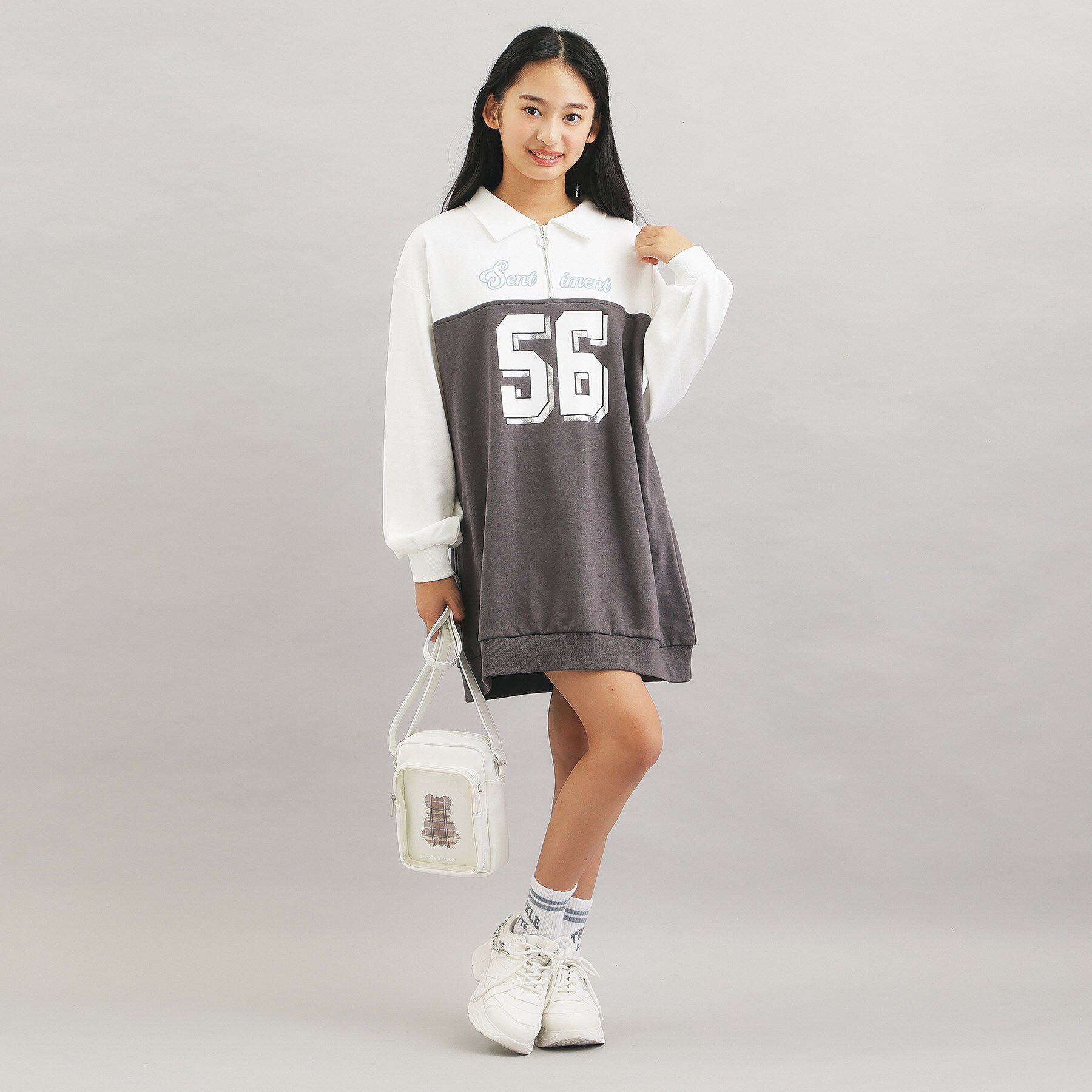 PINK-latte「クマチェックショルダー」|ショルダー・メッセンジャー|