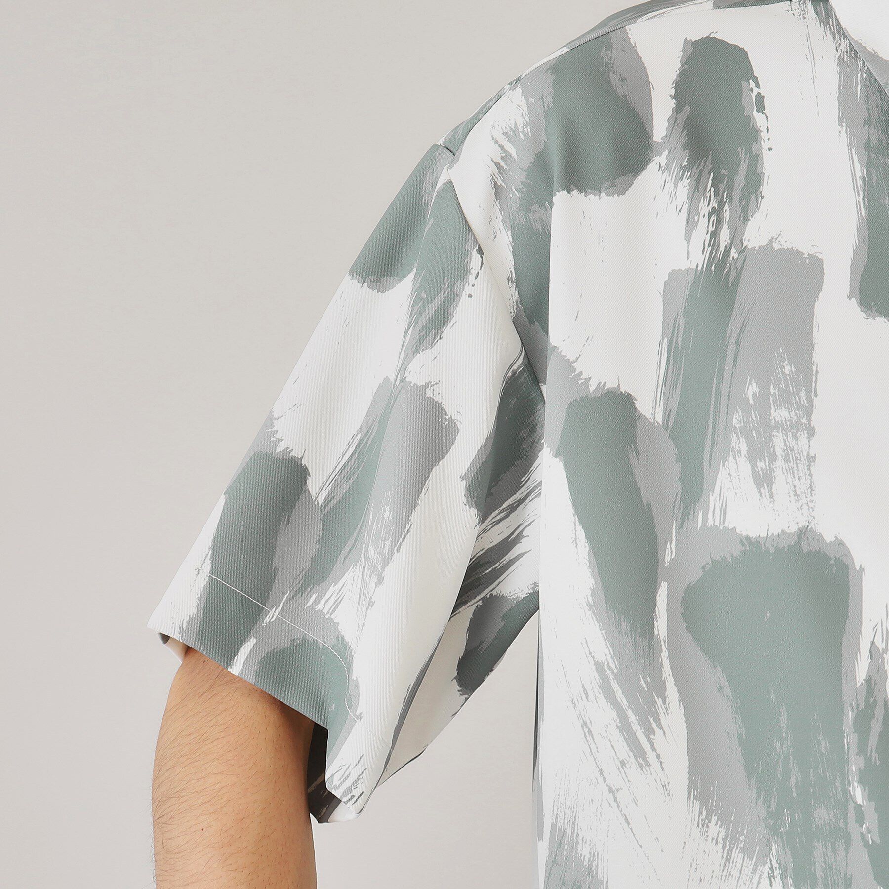 THE SHOP TK「【10色展開】プリントデザインシャツ チェック／ブロッキング／マーブル／ブラシアート」|シャツ・ブラウス|