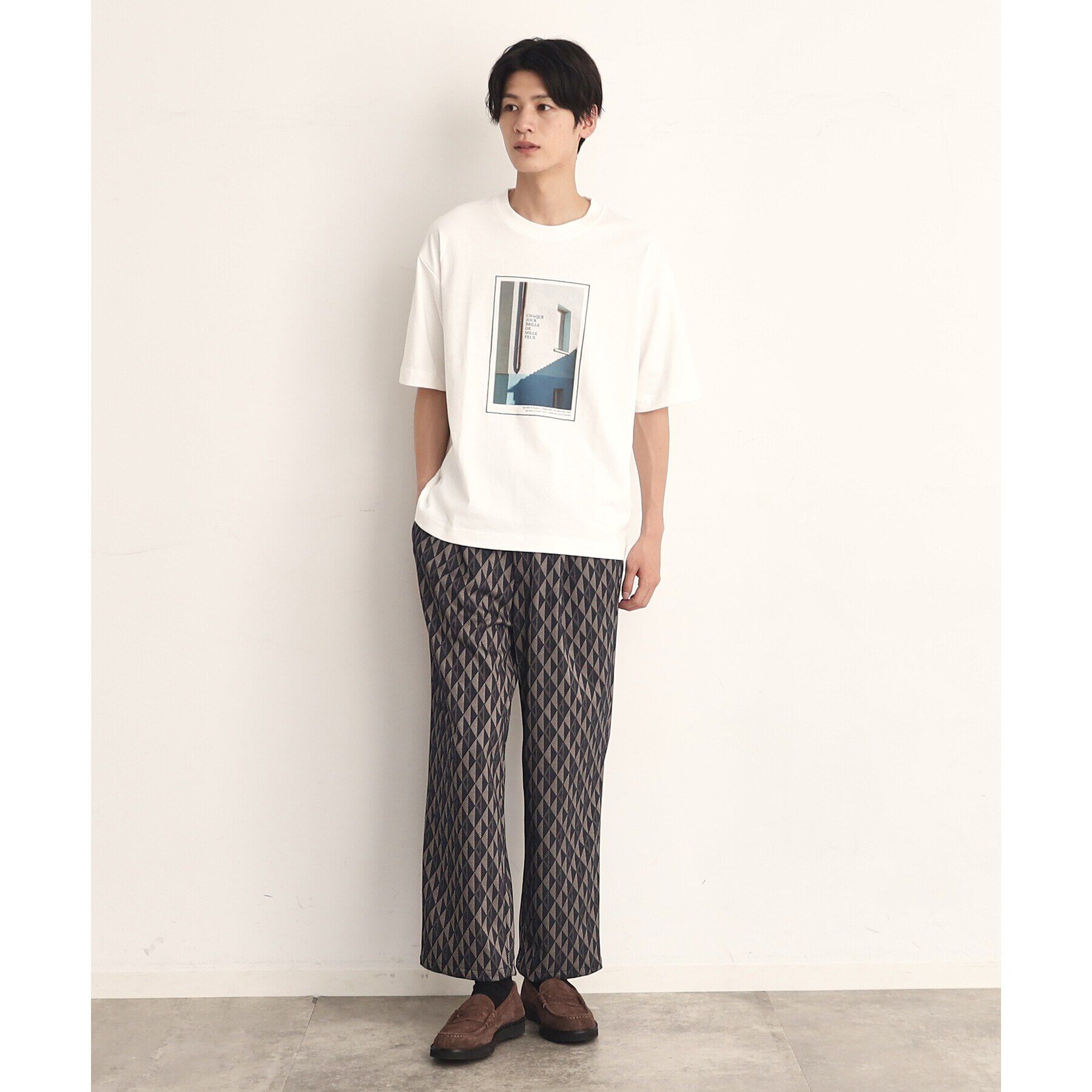 THE SHOP TK「オーガニックコットンFrenchフォトTシャツ」|Tシャツ・カットソー|