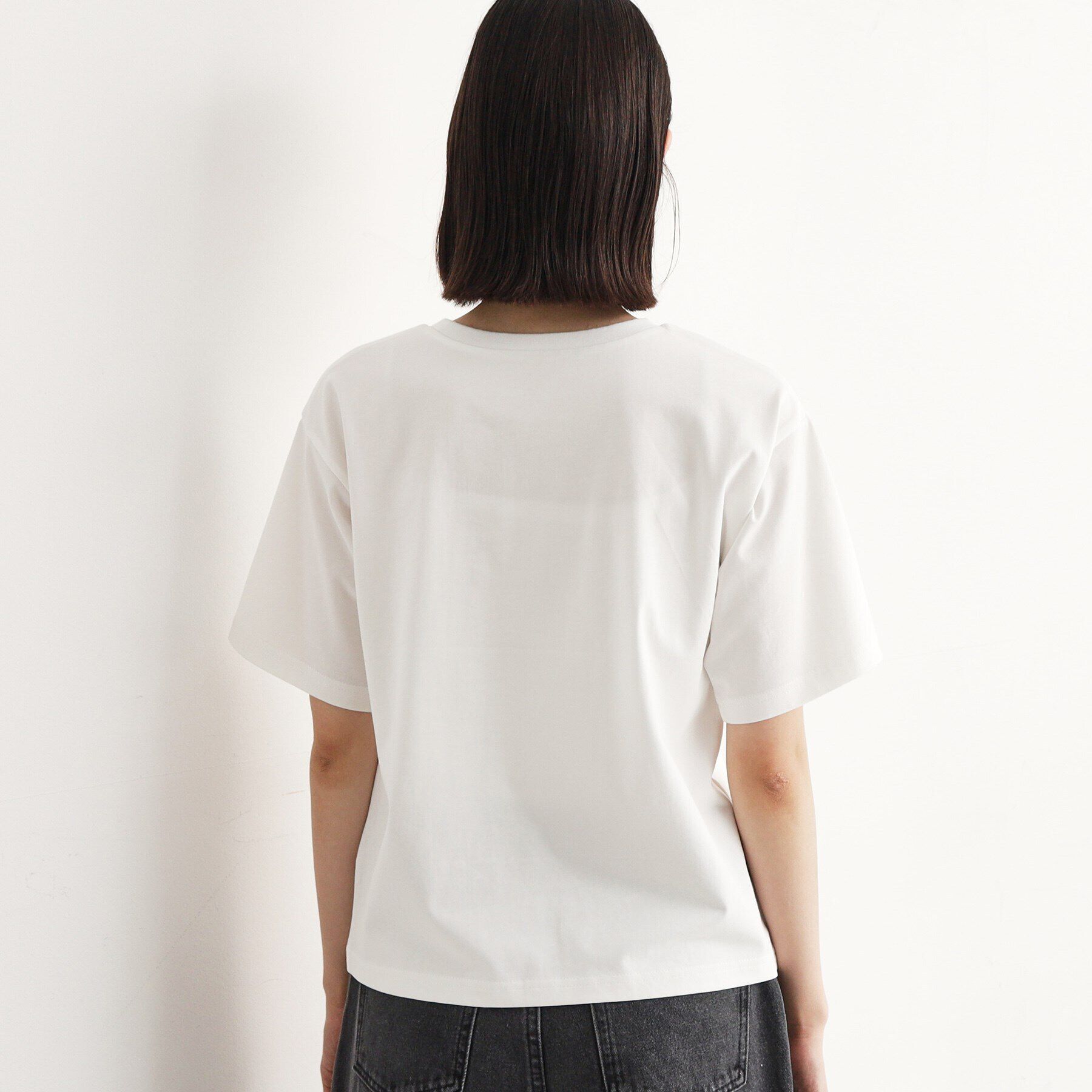 THE SHOP TK「箔プリントロゴTシャツ【洗える】」|Tシャツ・カットソー|