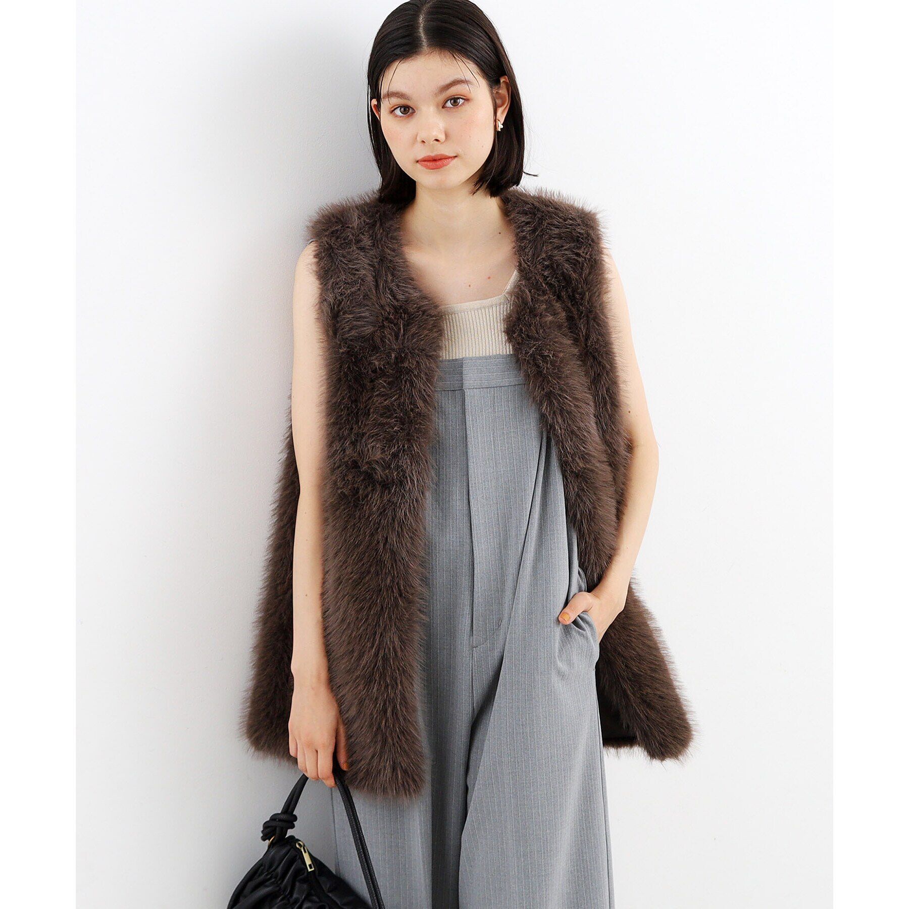 THE SHOP TK「ストライプベアオールインワン」|オールインワン|