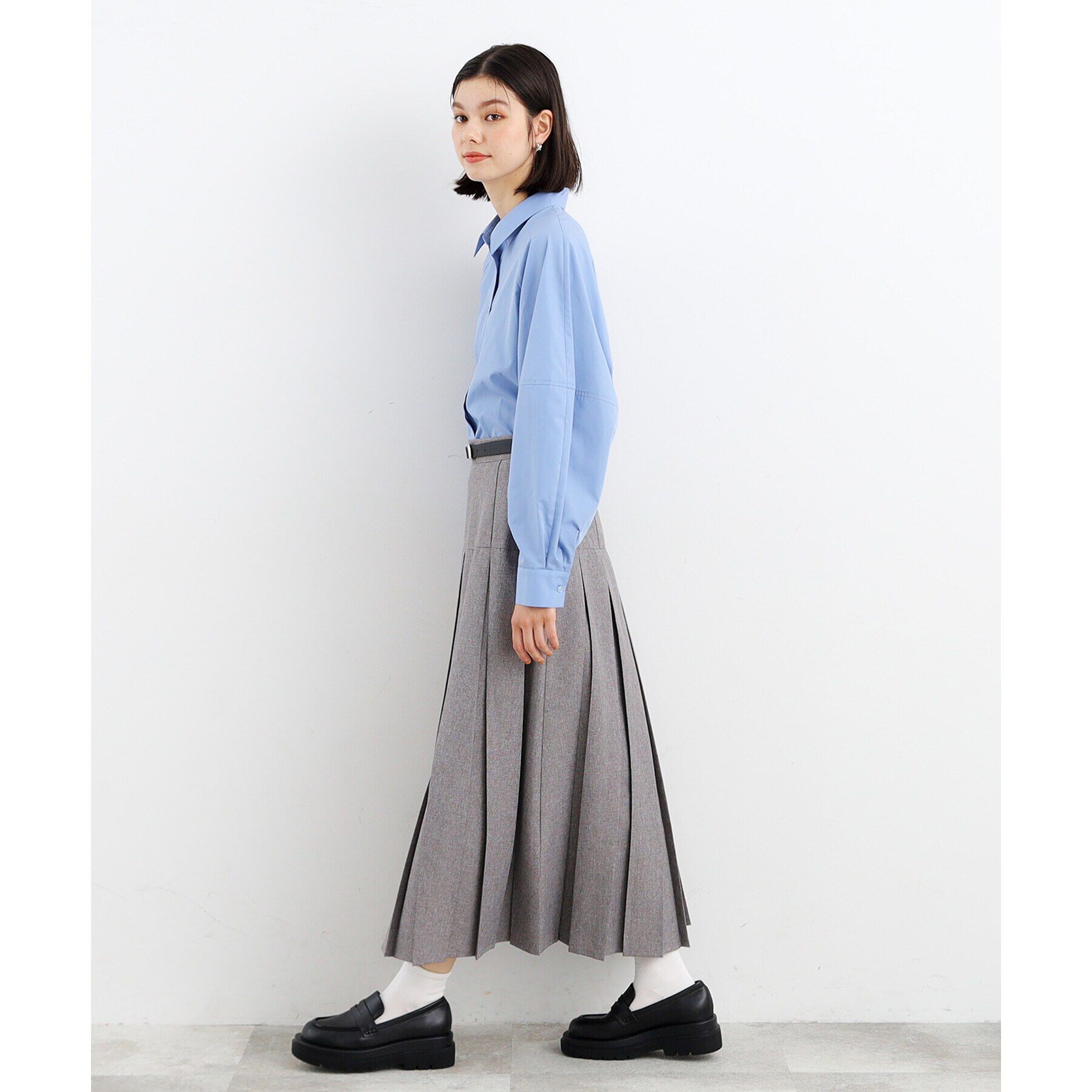 THE SHOP TK「【＠BAILA掲載】袖コクーンシャツ/洗濯機OK」|シャツ・ブラウス|