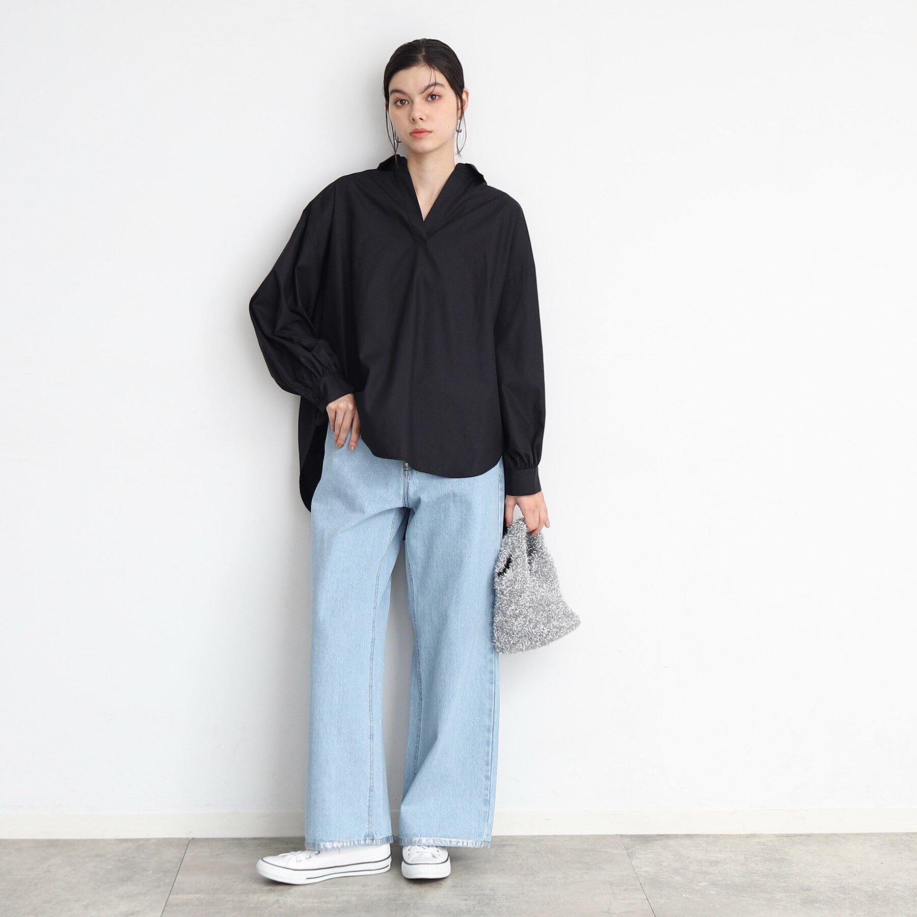 THE SHOP TK「【＠BAILA掲載】バックシャーリングシャツ/魅せる体形カバー服/洗える/ヒルナンデス！で紹介！」|シャツ・ブラウス|