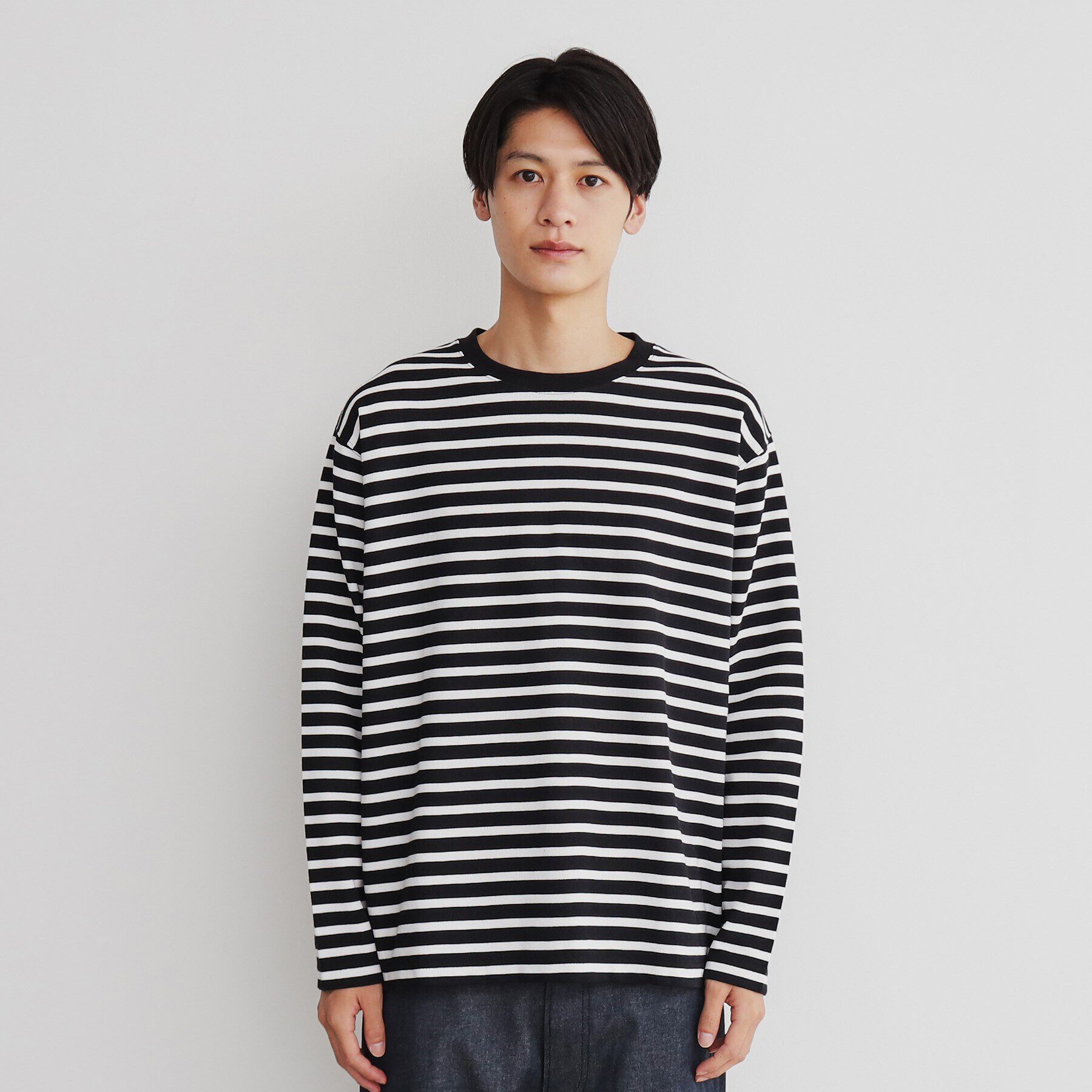 THE SHOP TK「サカリバクルーネック長袖Tシャツ」|Tシャツ・カットソー|