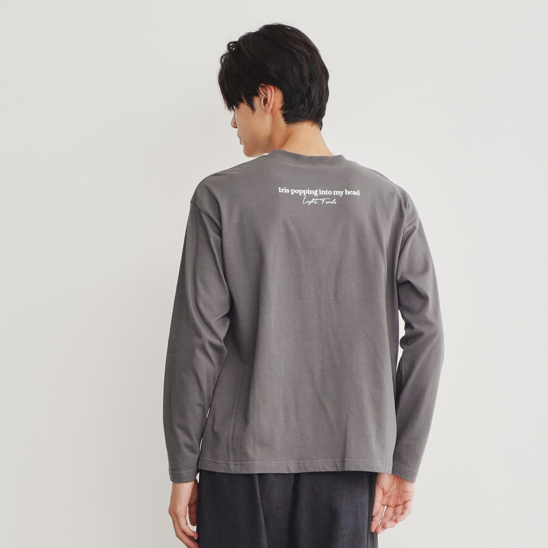 THE SHOP TK「オーガビッツグラフィックプリント長袖Tシャツ 親子リンク/コットン100％/マシンウォッシャブル」|Tシャツ・カットソー|