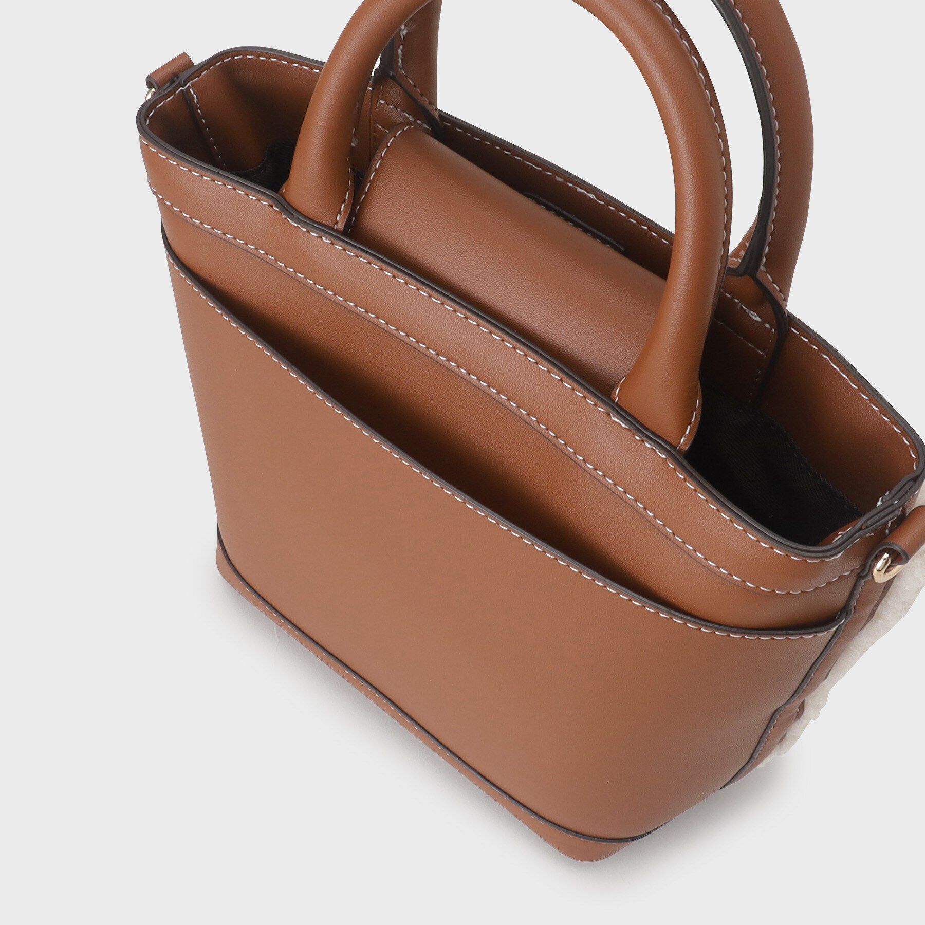 THE SHOP TK「ボア合皮コンビトート」|トートバッグ|