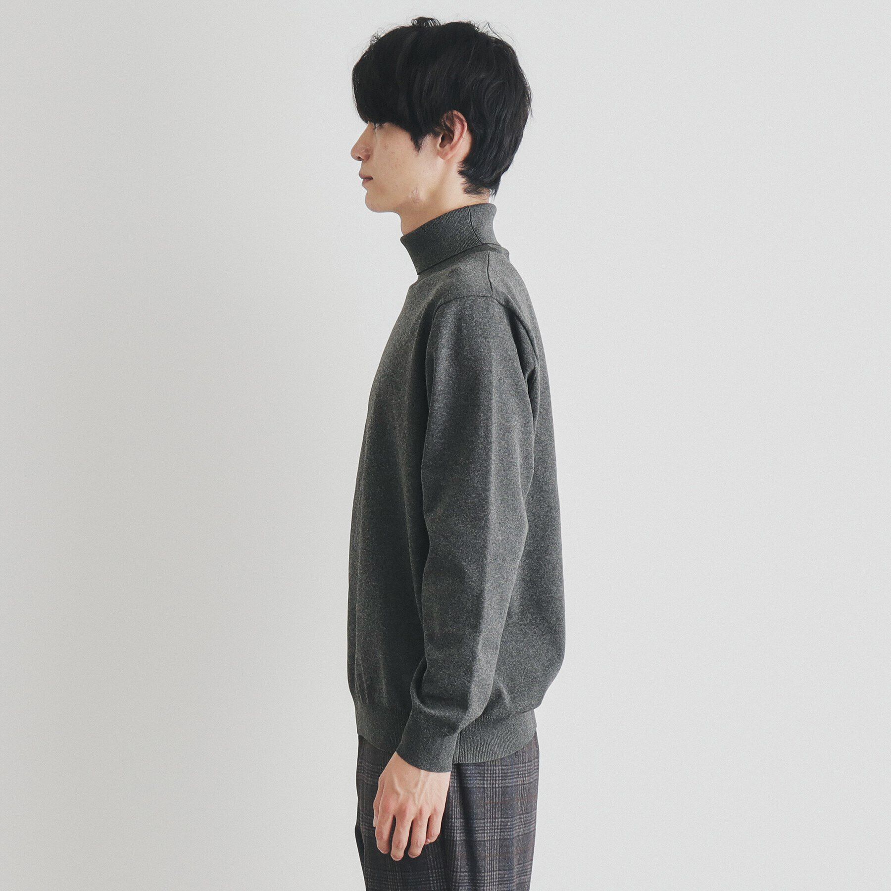 THE SHOP TK「ライトポリタートルニット」|ニット・セーター|