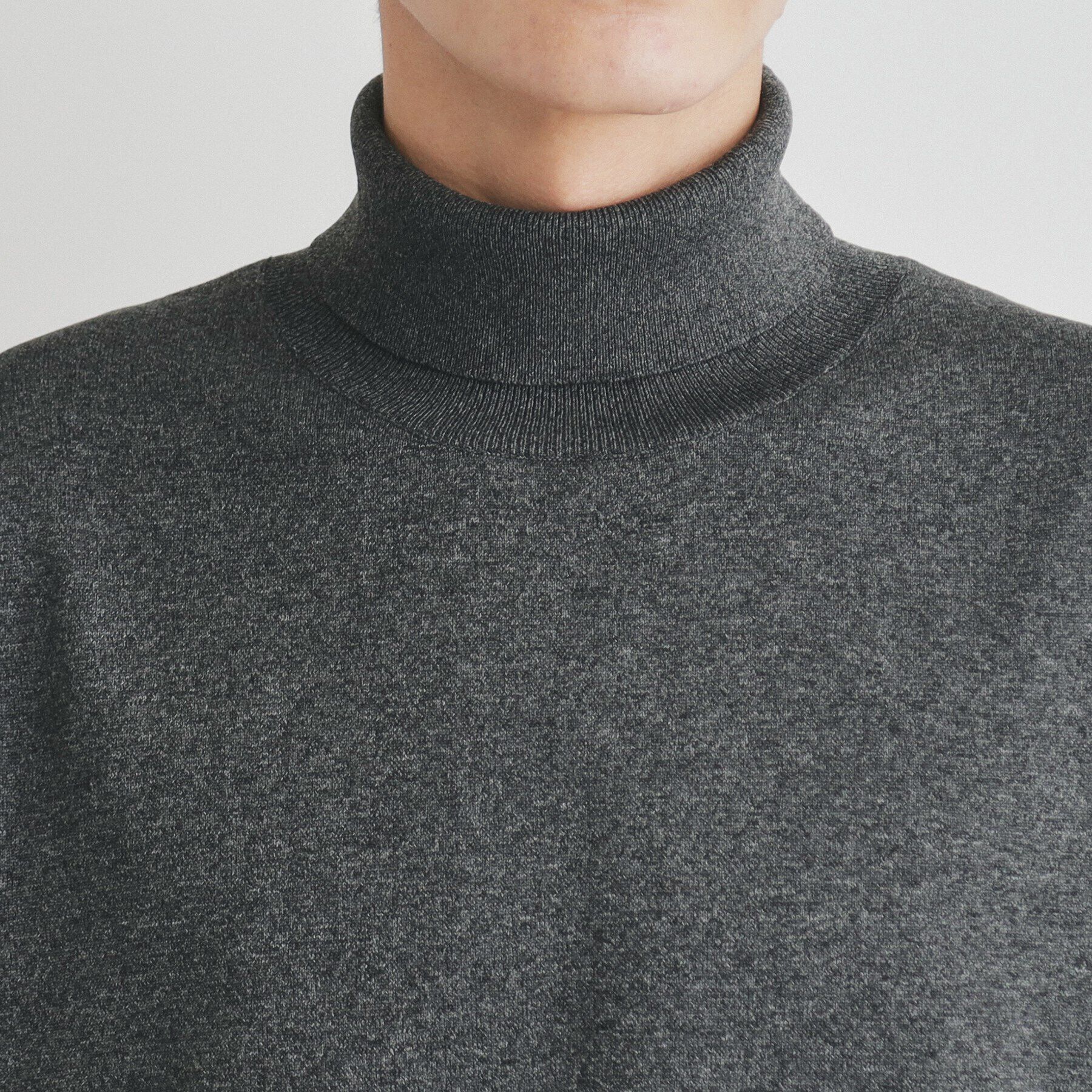 THE SHOP TK「ライトポリタートルニット」|ニット・セーター|